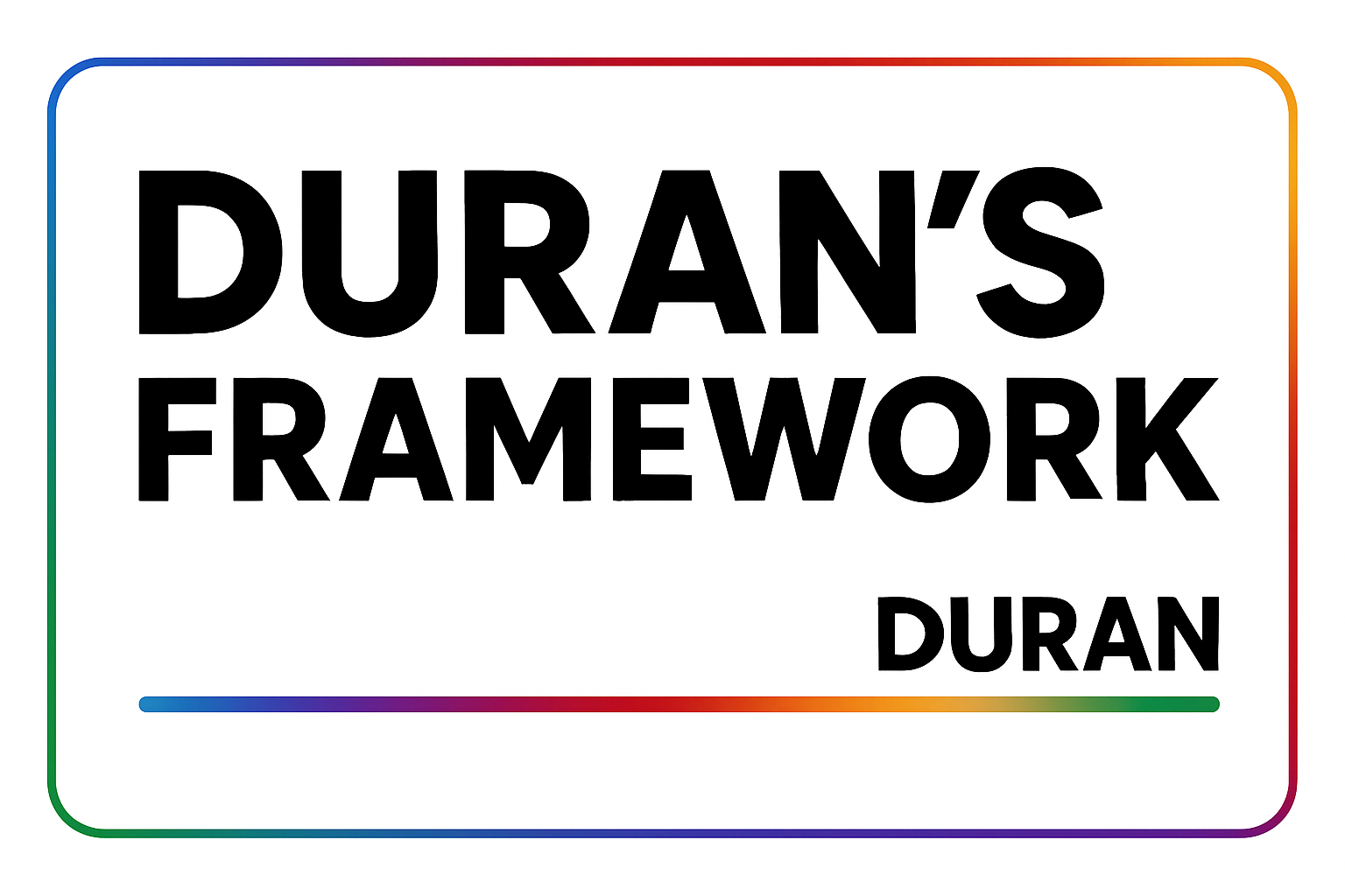 Duran’s Quantum Assembly Theory &amp; Duran’s Quantum Assembly Equation