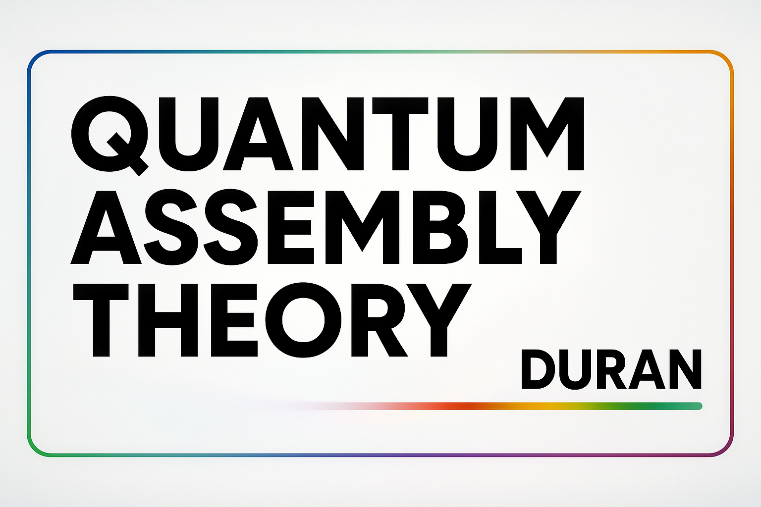 STRATEGIC APPLICATION OF Duran’s Quantum Assembly Theory (DQAT) IN Political Ai (Pi)