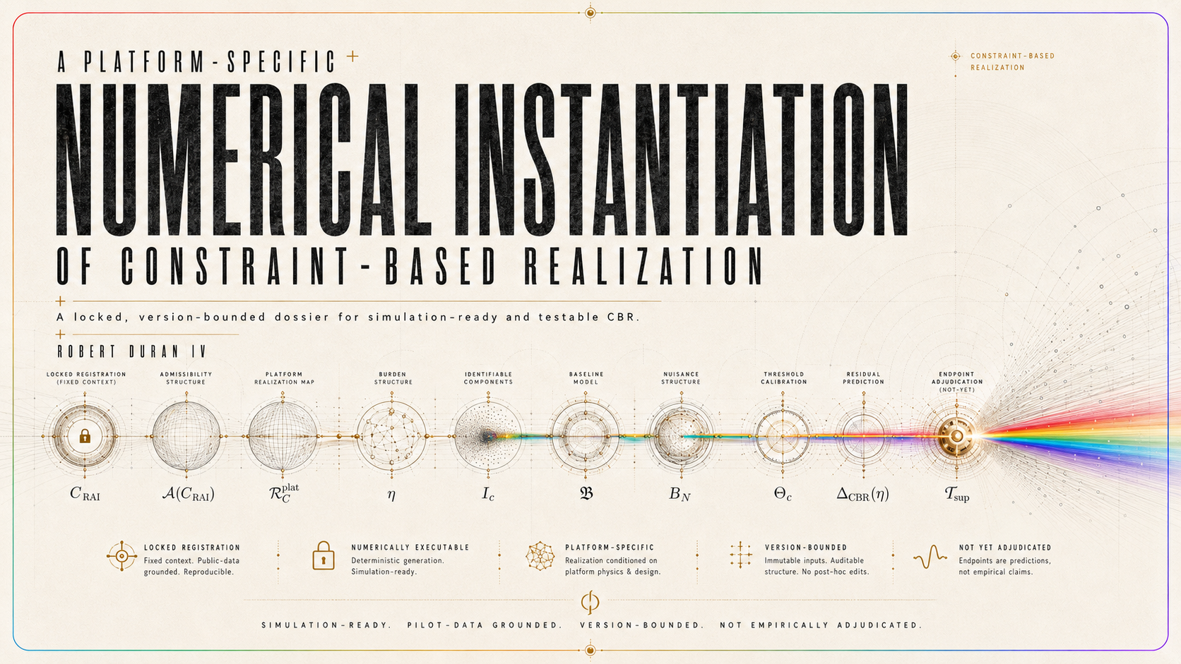 A Platform-Specific Numerical Instantiation of Constraint-Based Realization | A Simulation-Ready and Public-Data Pilot C_RAI Dossier for Record-Accessibility Interferometry
