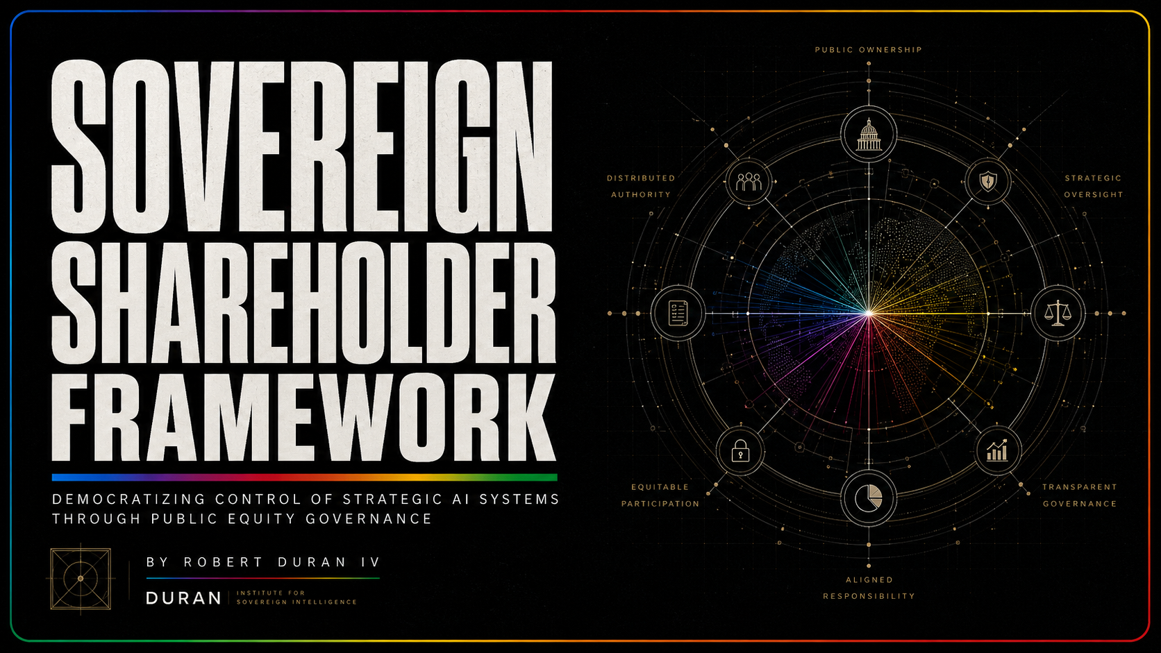 Sovereign Shareholding Framework | Democratizing Control of Strategic AI Systems through Public Equity Governance