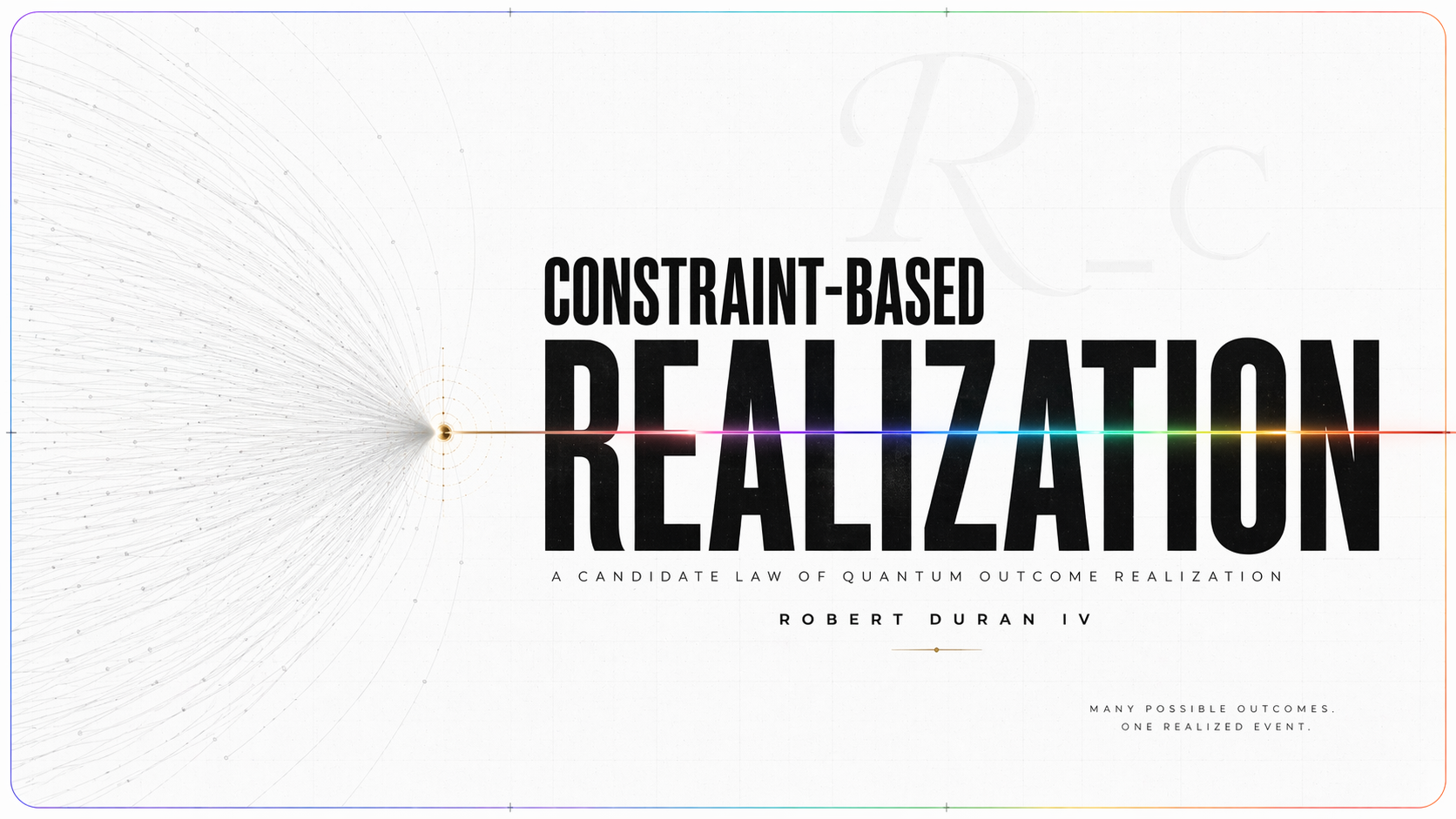 Conditional Uniqueness of the Canonical Law-Form within a Burden-Bearing Class of Outcome-Realization Theories