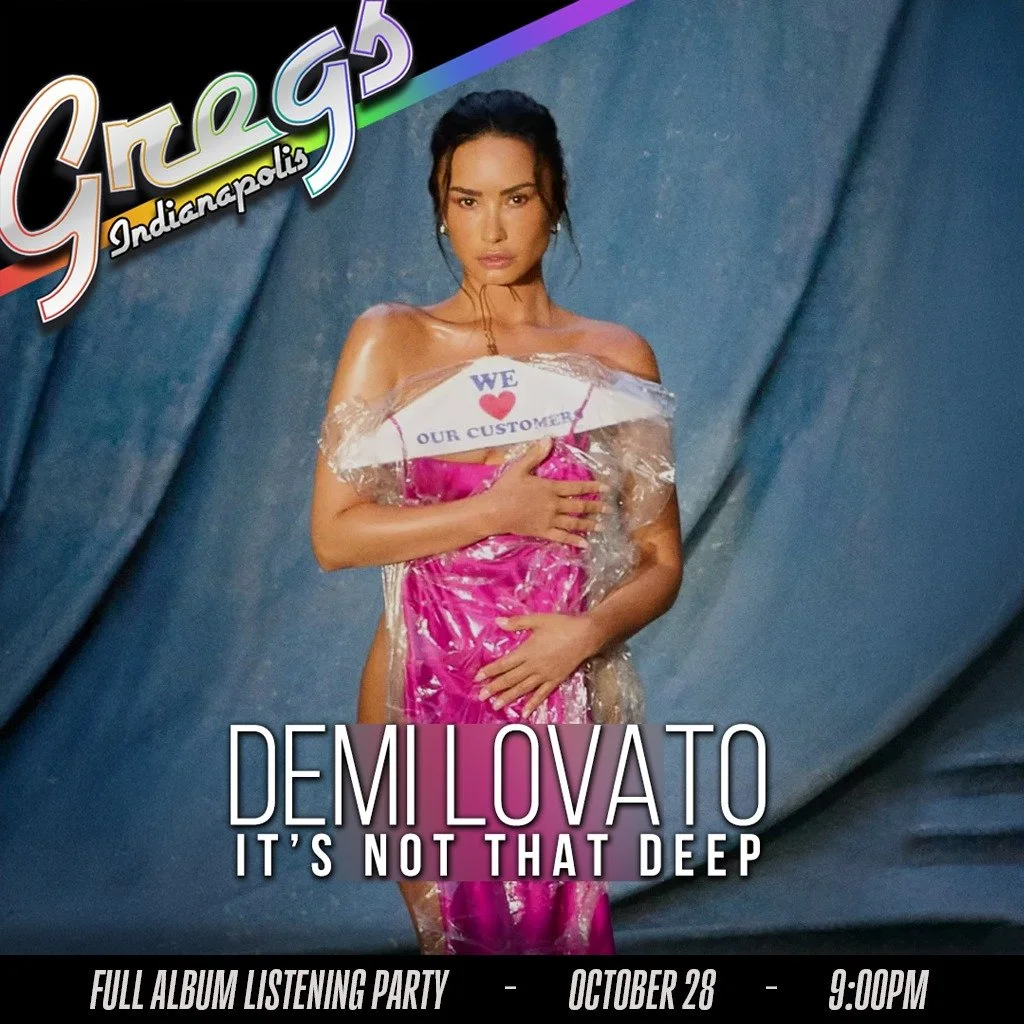 TONIGHT!

We're hosting a listening party for Demi Lovato's new album, It's Not That Deep. Join us at 9:00pm, first for a selection of Demi's hits, followed by a full playthrough of the new album!

As always, if there's a new album you think we shoul