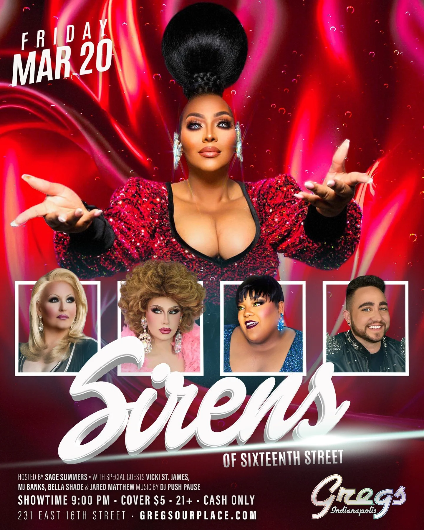 This Friday, March 20th, we're bringing you another stellar cast, hosted by the Electrifying Sage Summers!