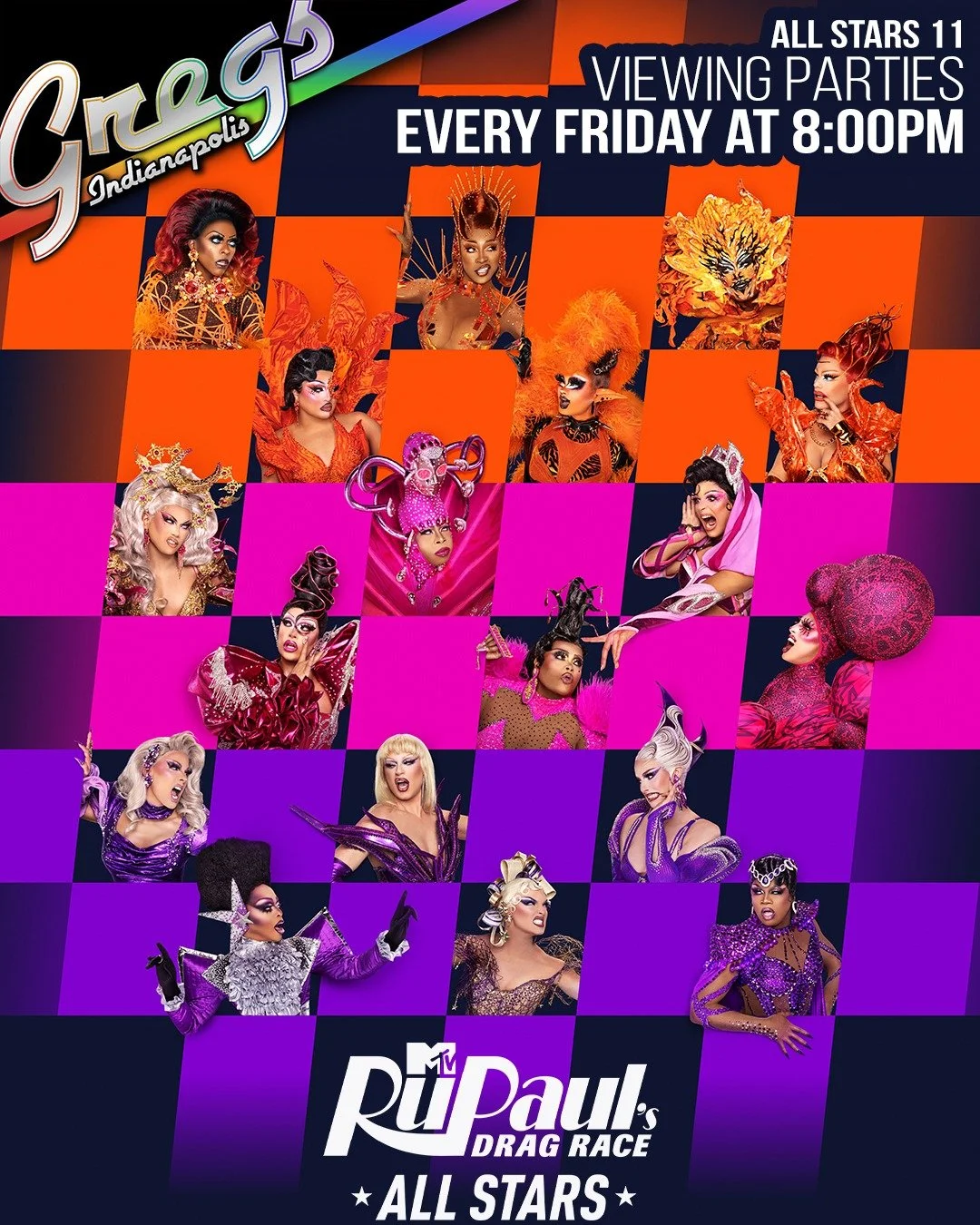 ONE WEEK AWAY!

Starting next Friday, we host All Stars 11 viewing parties, every Friday at 8:00pm!