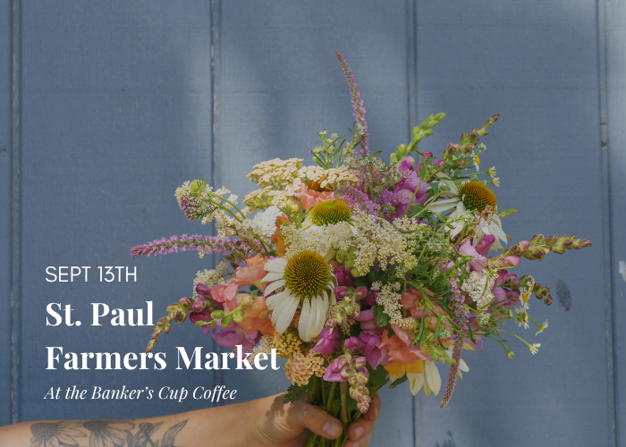 Farmers Market at the Banker’s Cup Coffee in St. Paul