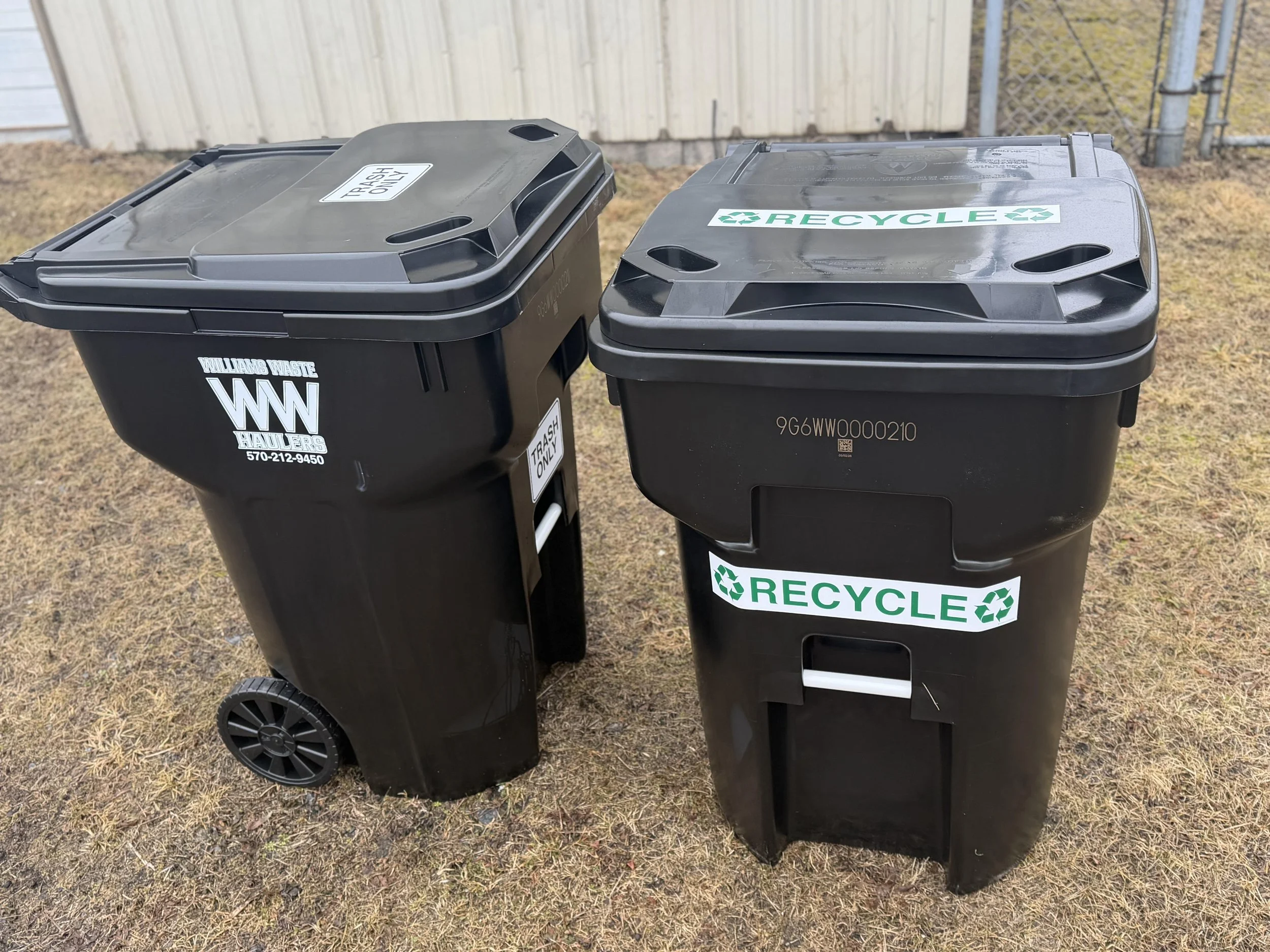 64 Gallon Weekly Collection + Biweekly Single Stream Recycling