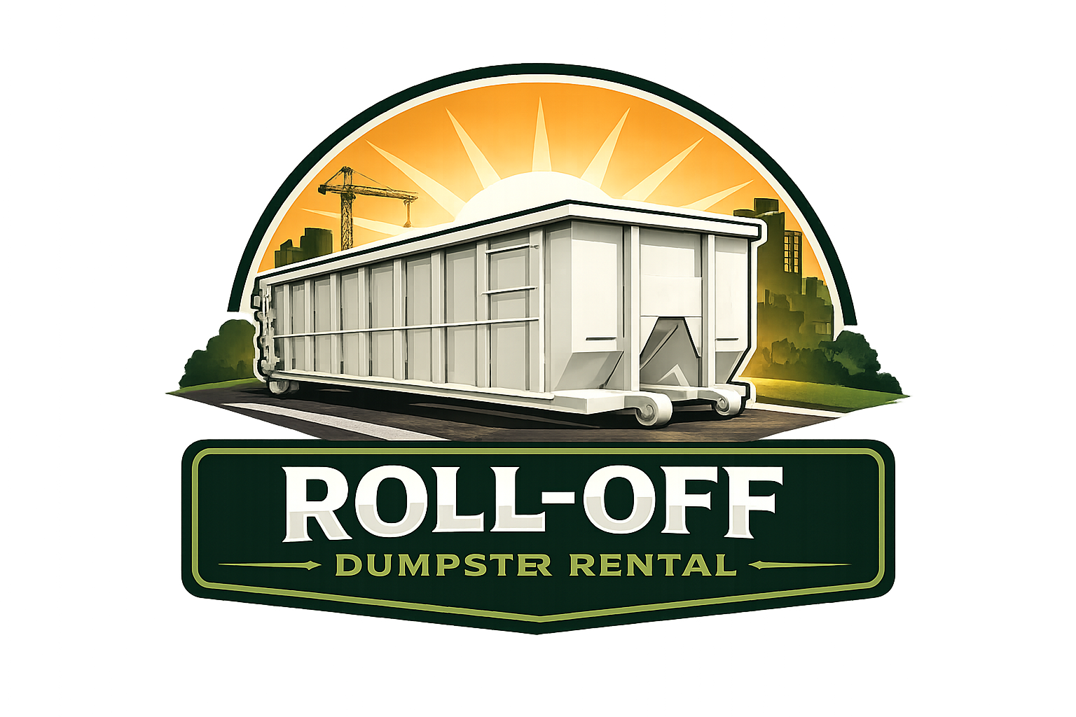 Roll-off dumpster rental in Hughesville, PA for construction, cleanouts, and debris removal by Williams Waste Haulers