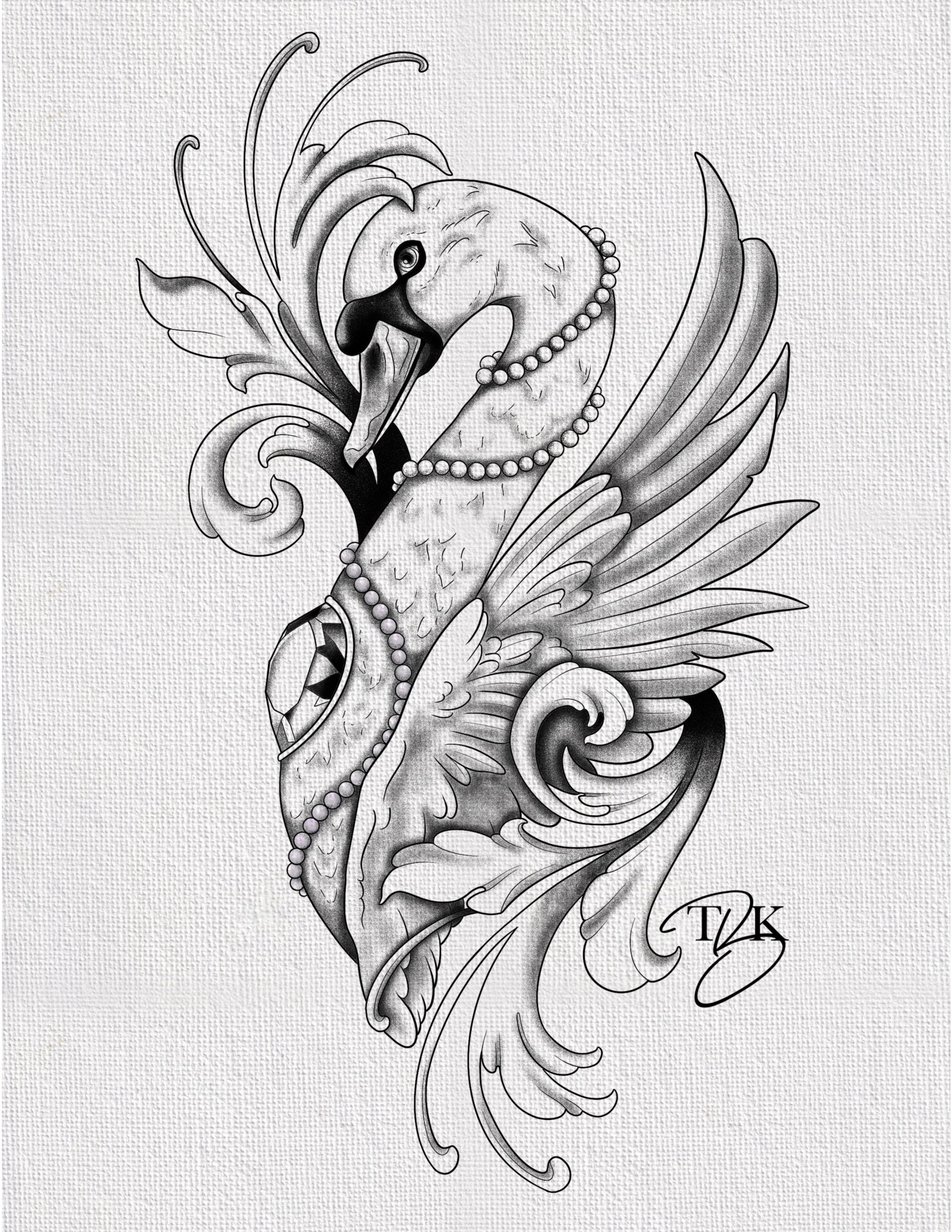 Elegance & Grace (Black & Grey)