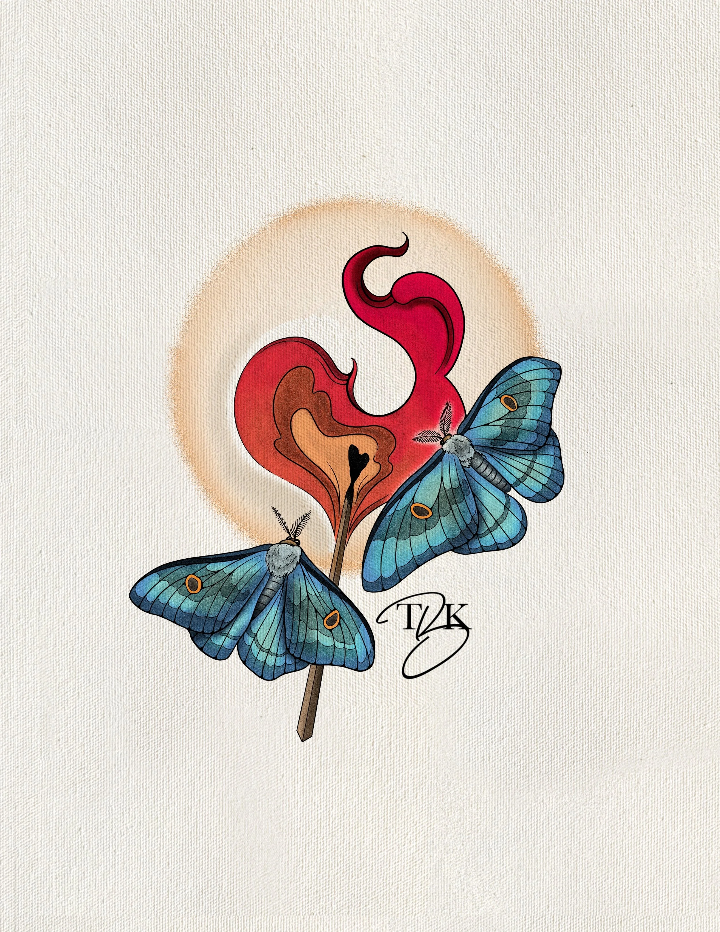 Like A Moth (Colour)