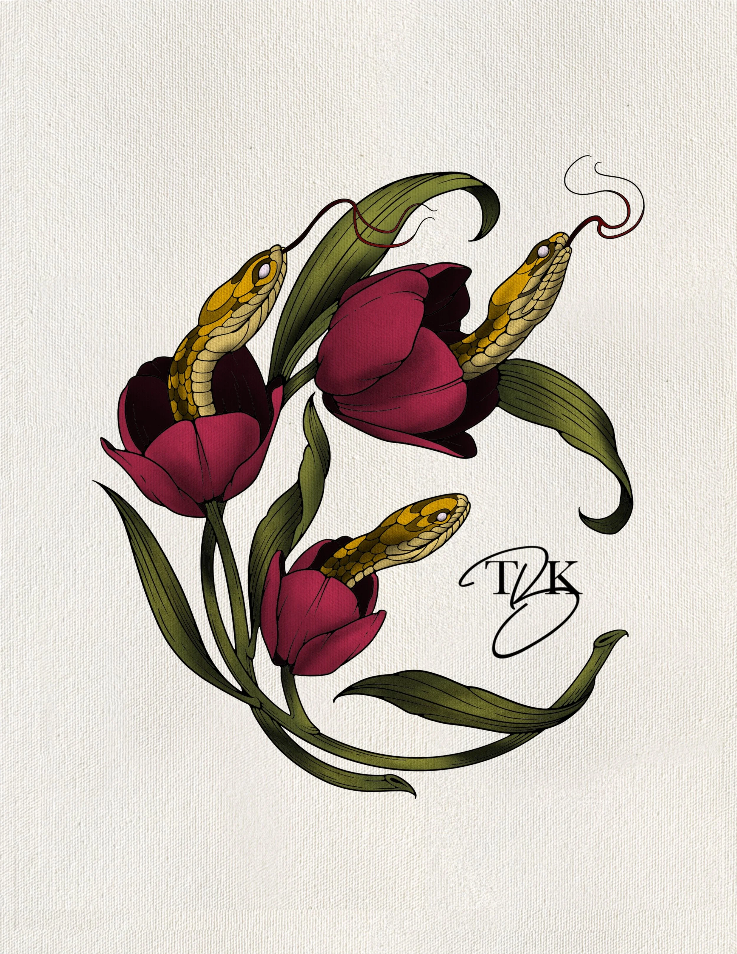 Snake in the Grass (Colour)
