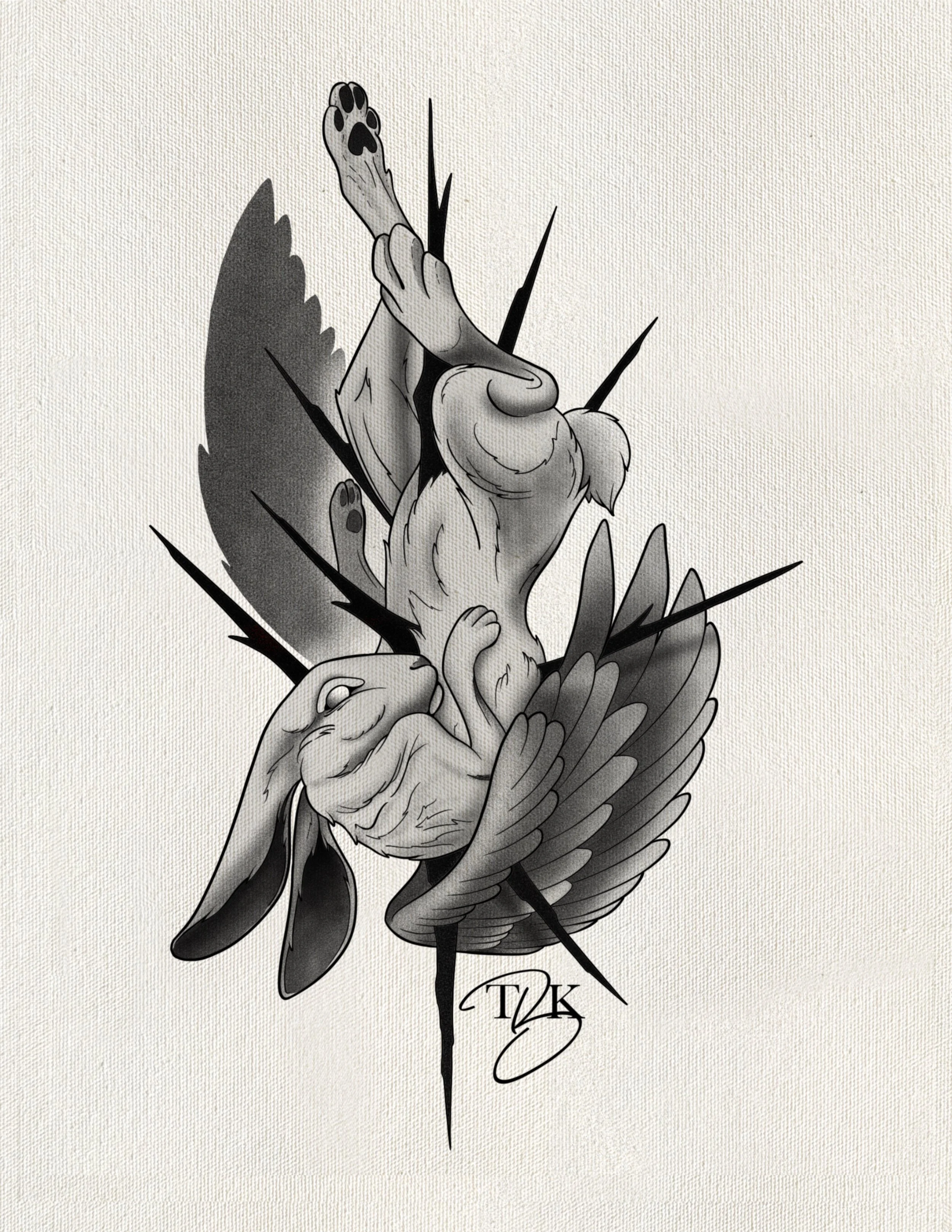 Fall from Grace (Black & Grey)