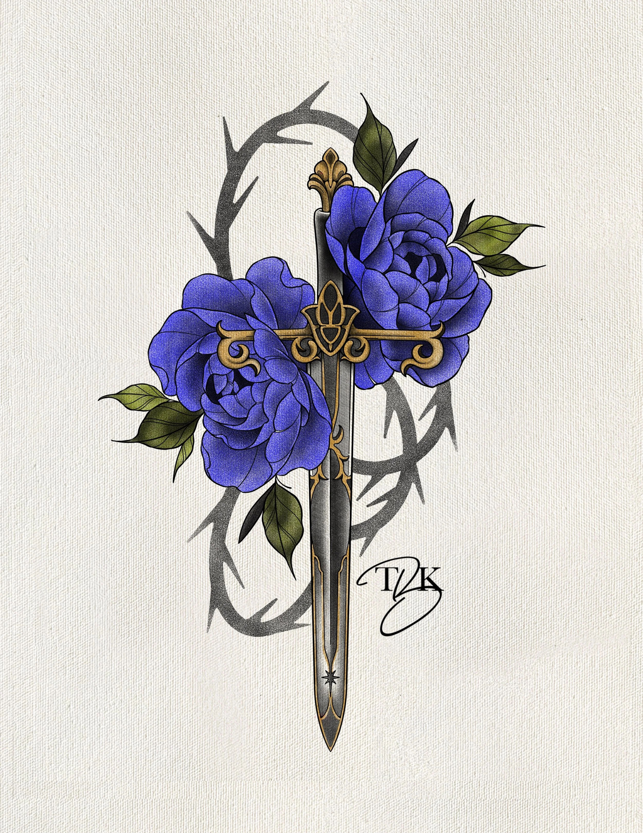 Thorns & Flowers (Colour)