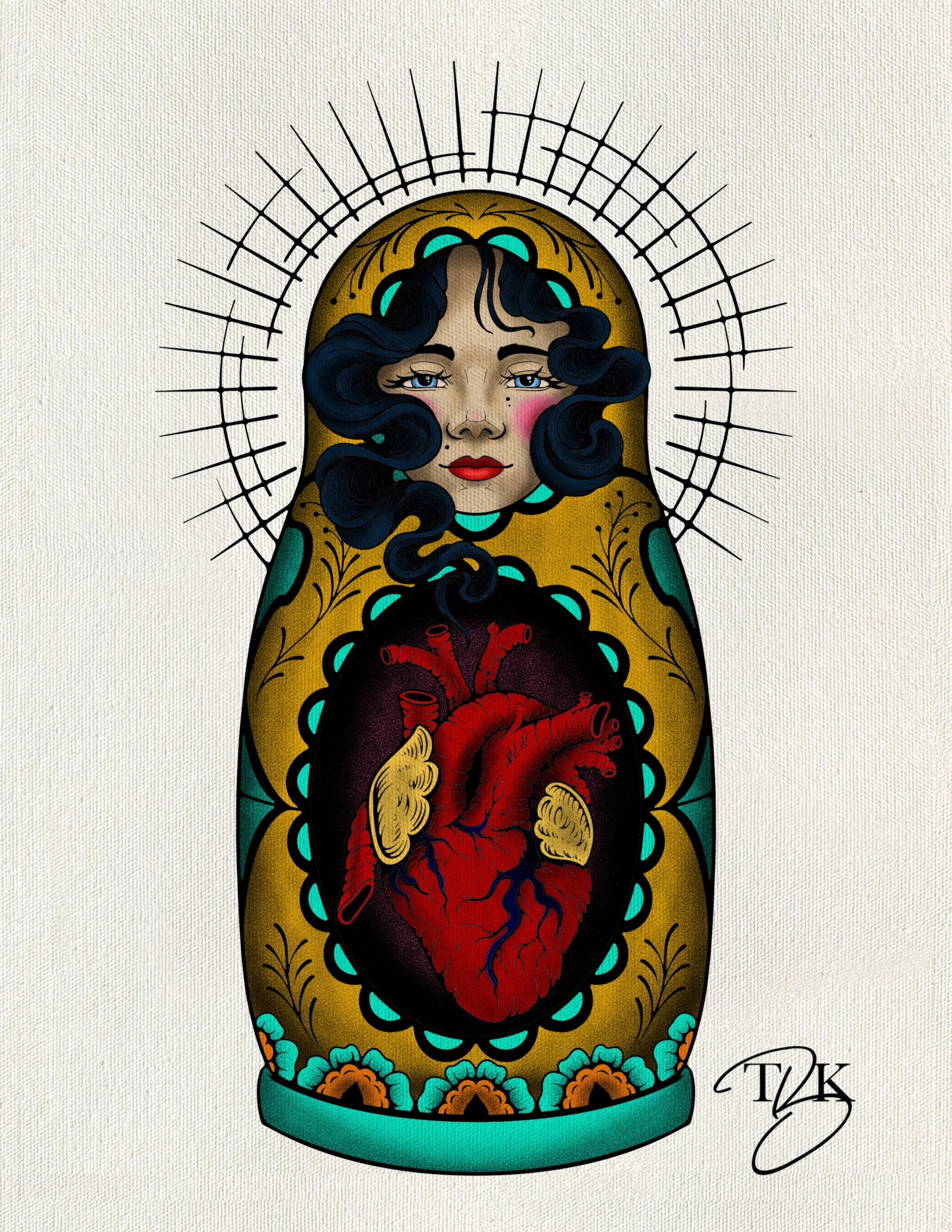 Nesting Heart (Colour)
