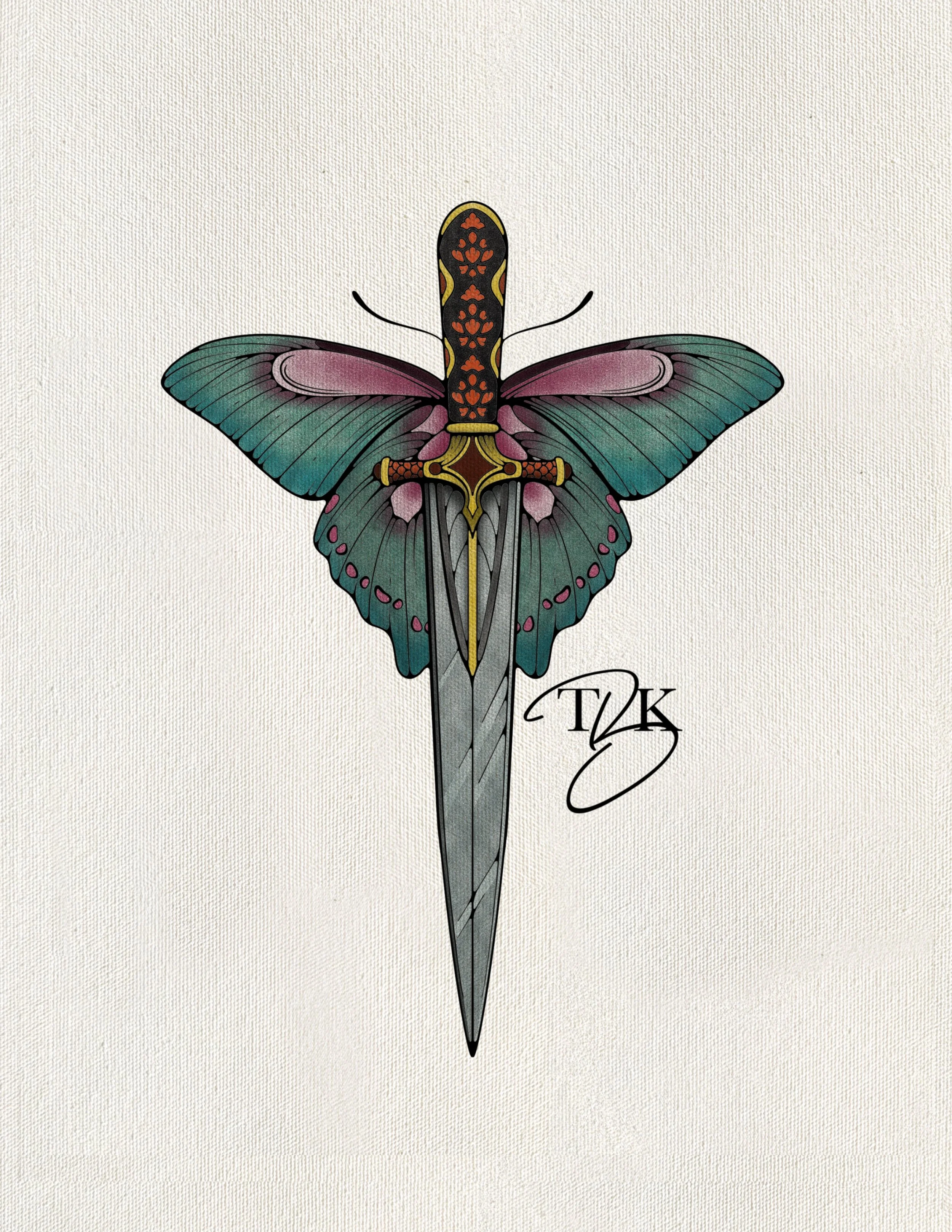 Delicate & Knife Edged (colour)