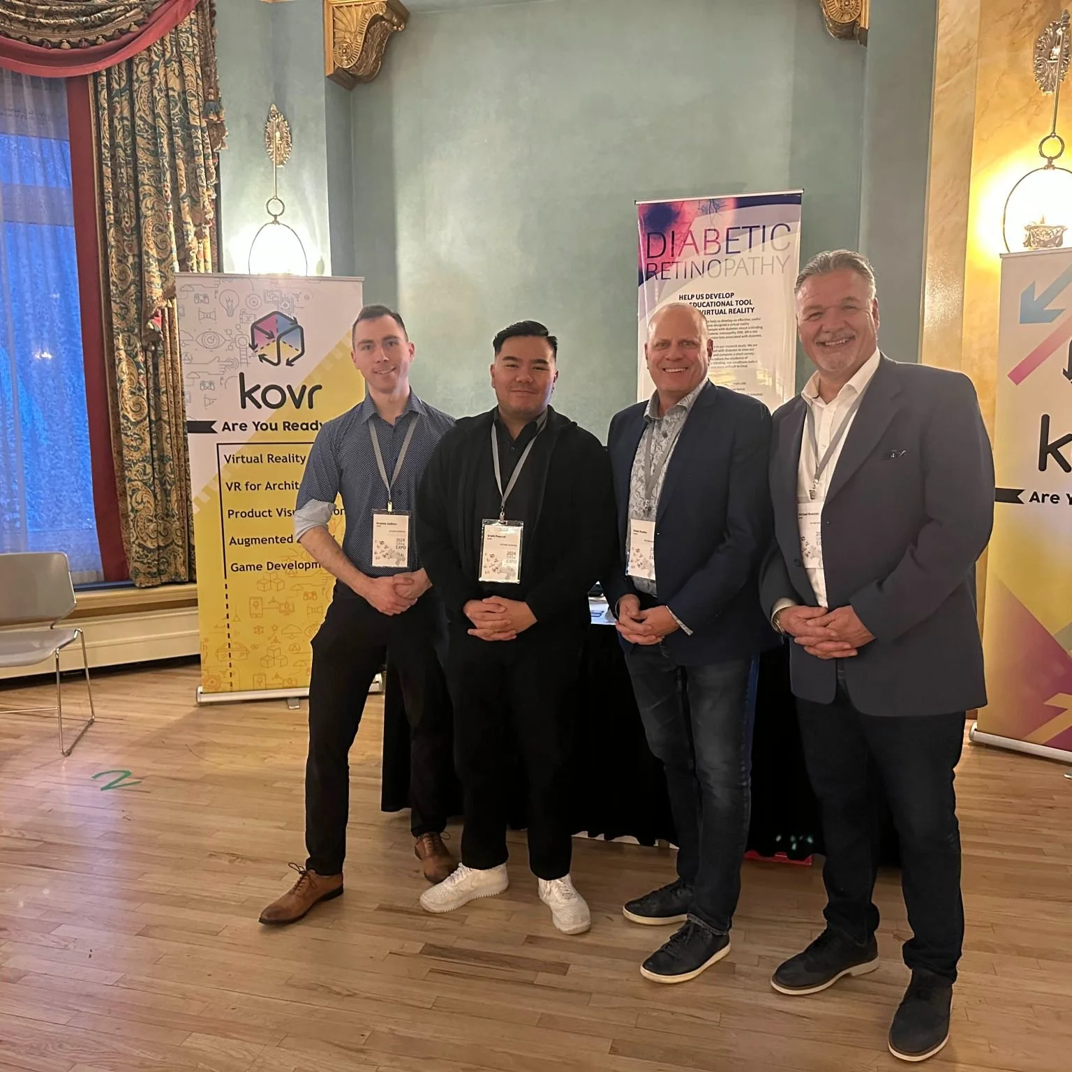 The Team during Sim Can Expo