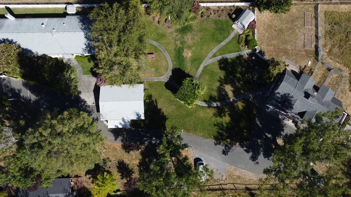 Birds Eye view of property.