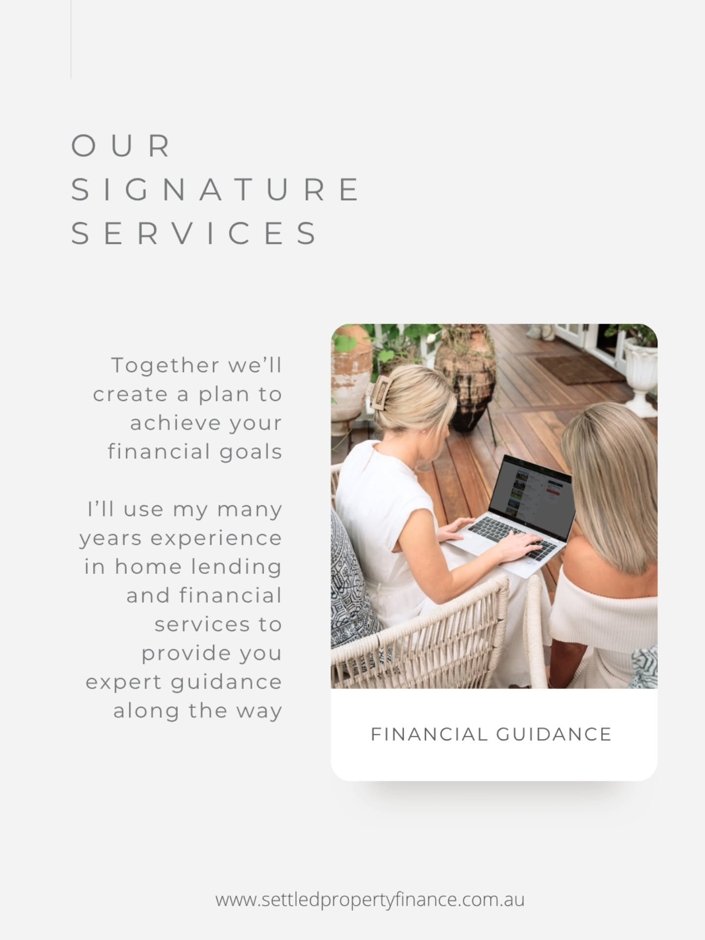 What services can we offer as a mortgage broker? These are just some of the ways we can help support your financial goals.

And the best part, these services are generally provided to the client free of charge, as we are paid by the lender so the cus