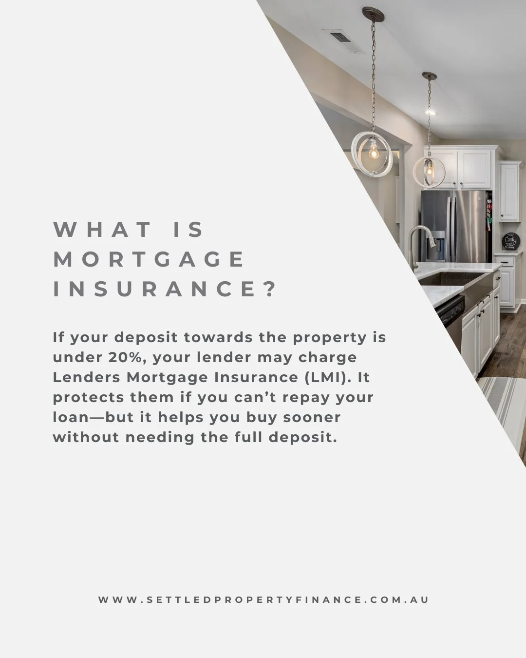 Timing matters - LMI can help you move sooner, even without a full deposit 🚀