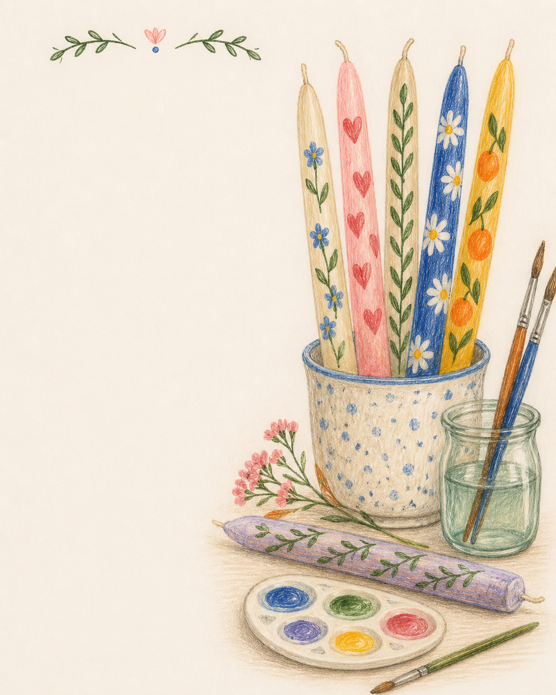 Taper Candle Painting Workshop