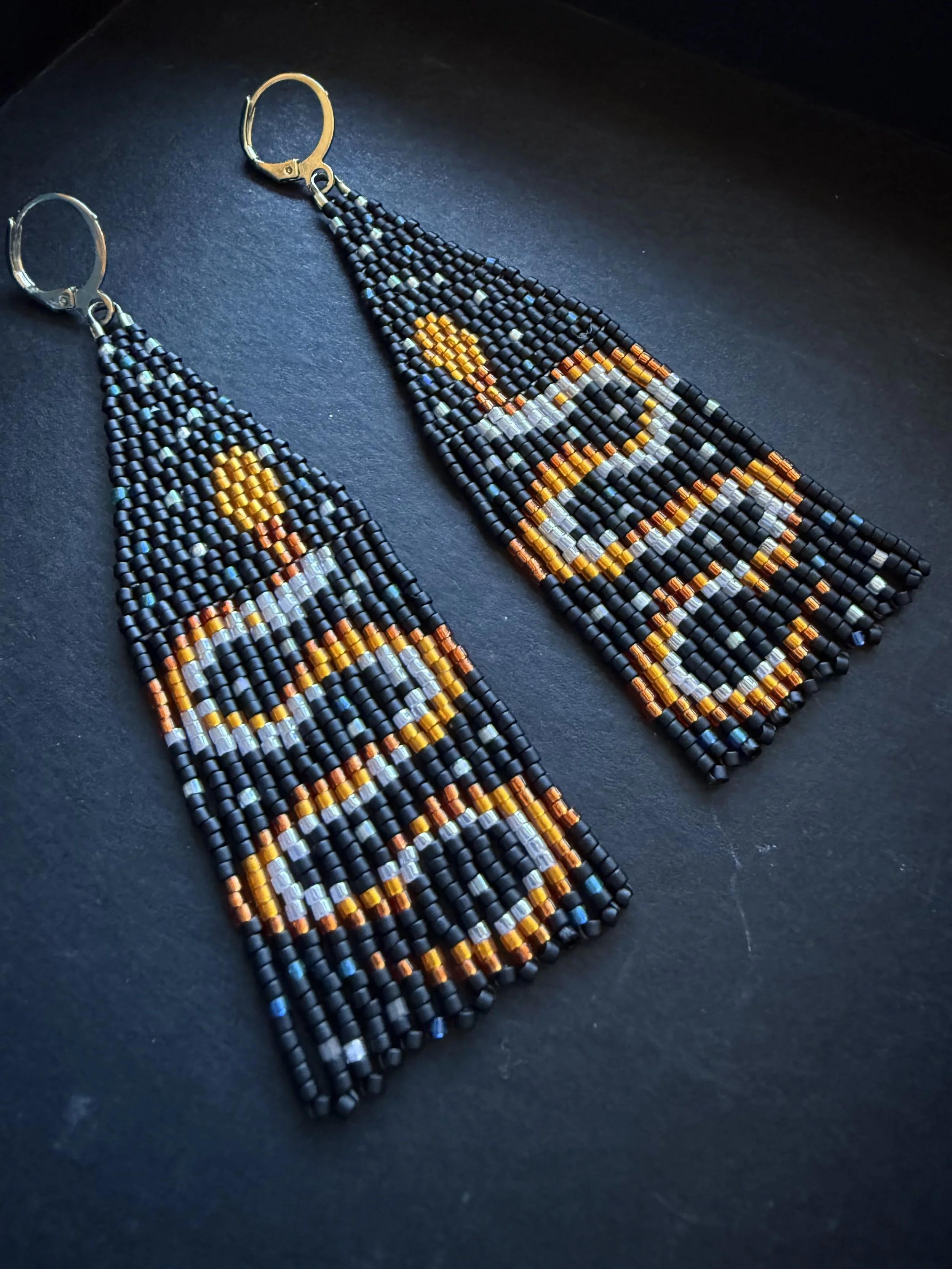 Orange Shimmer Serpents