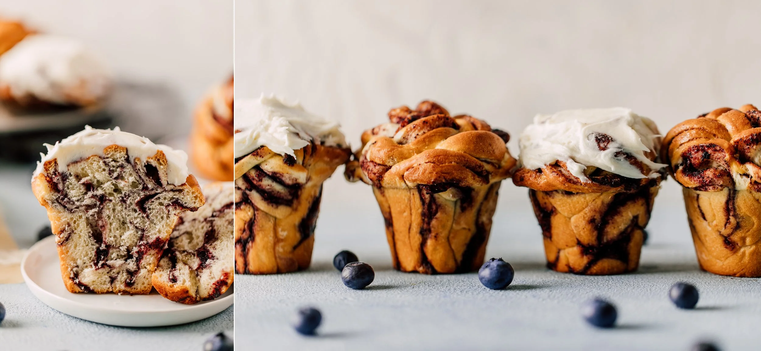 Seattle Bakery Dessert Photographer Swirled Muffins