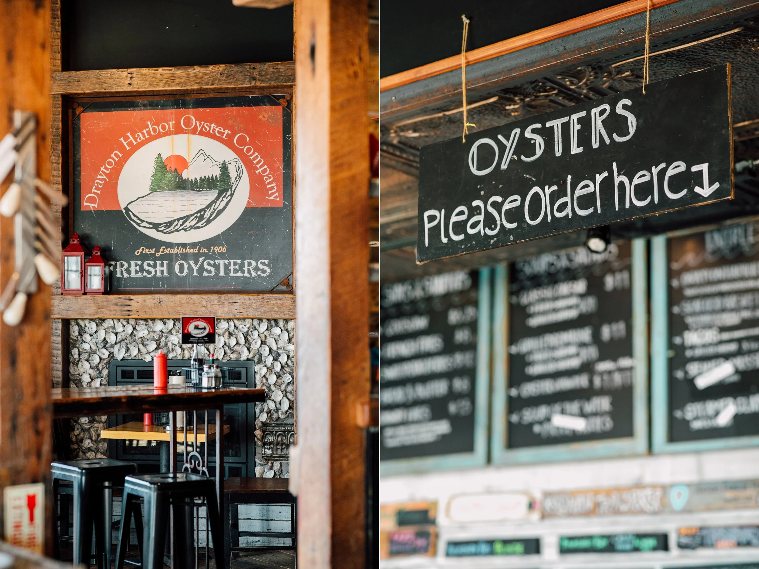 Seattle Seafood Photographer Drayton Harbor Oysters