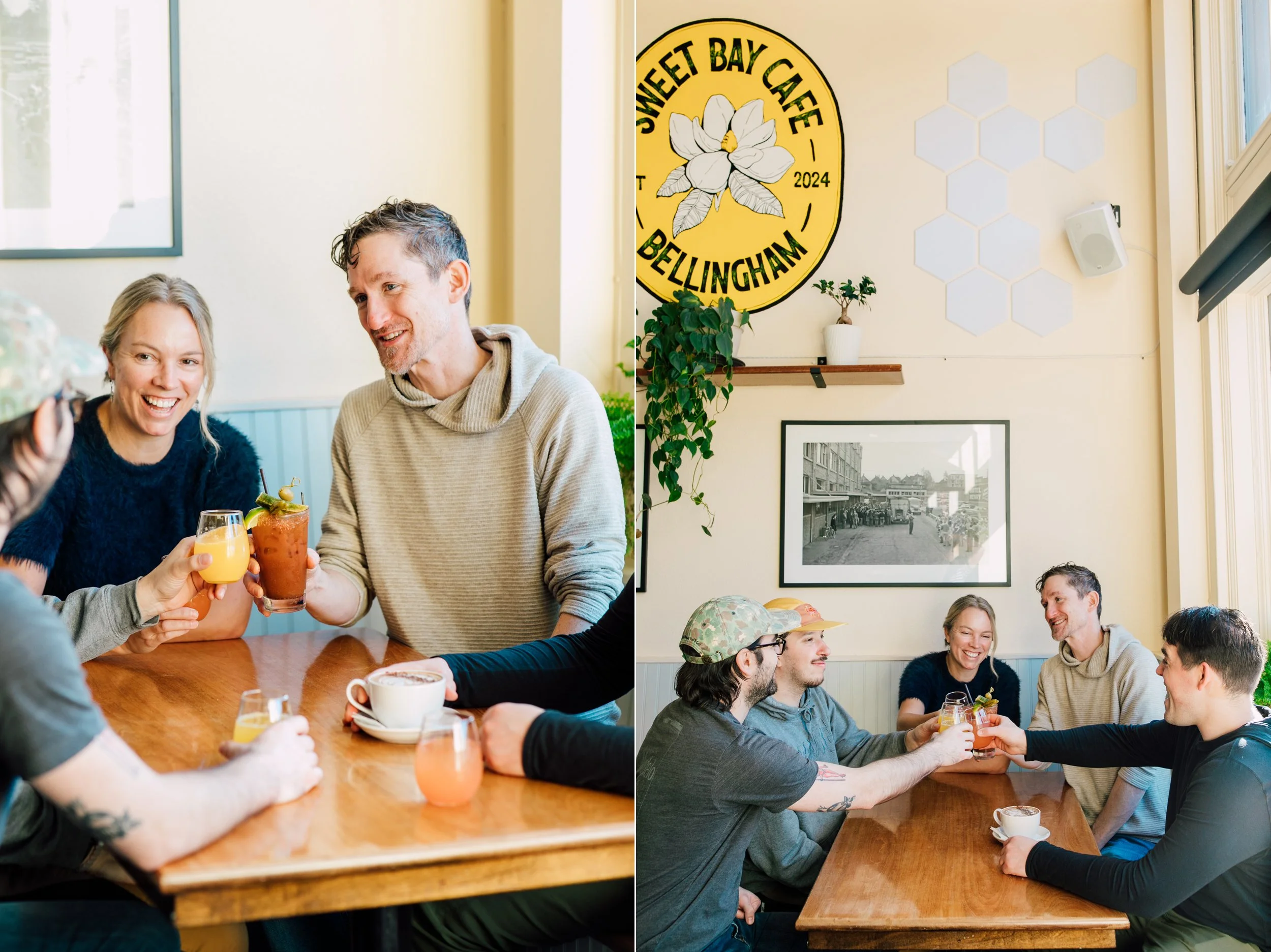 Bellingham Seattle Restaurant Photographer Happy Food Breakfast Brunch Images Sweet Bay Cafe