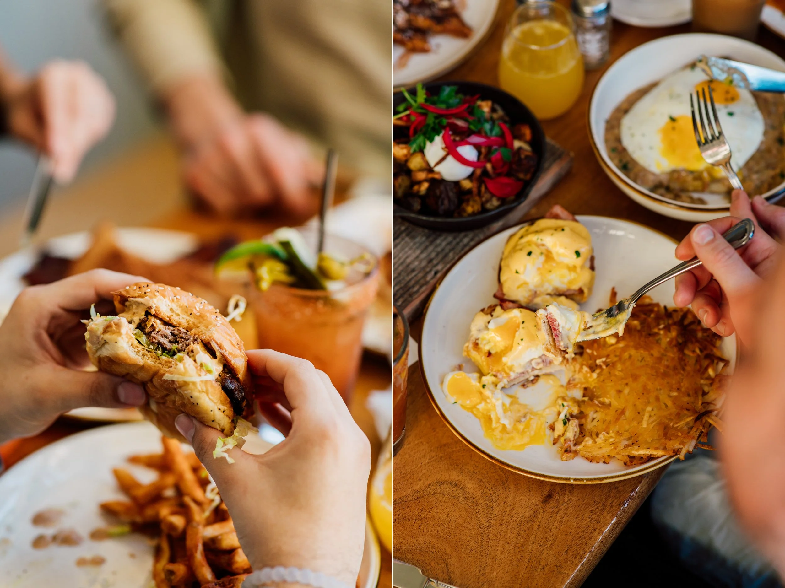 Bellingham Seattle Restaurant Photographer Happy Food Breakfast Brunch Images Sweet Bay Cafe