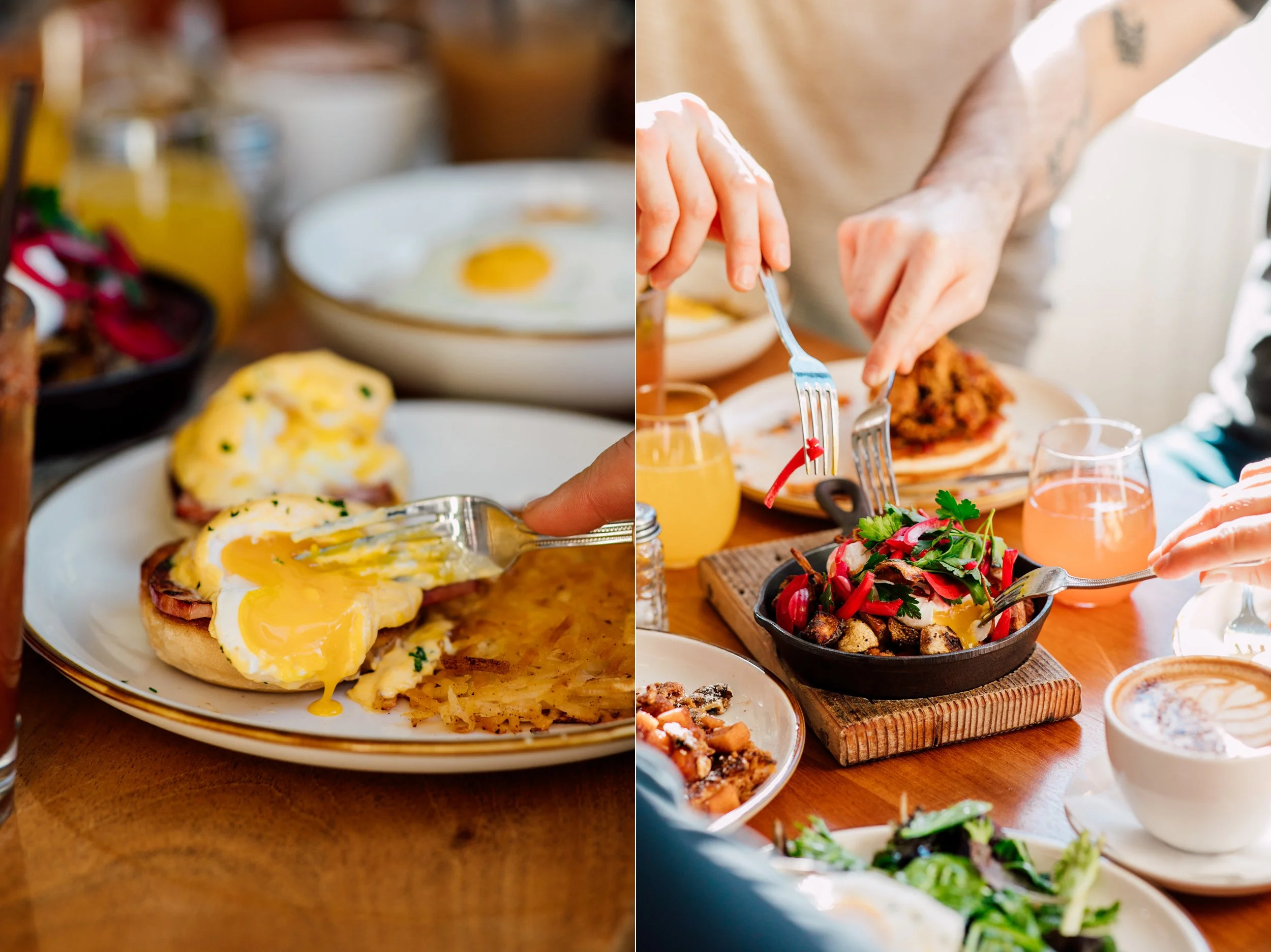 Bellingham Seattle Restaurant Photographer Happy Food Breakfast Brunch Images Sweet Bay Cafe