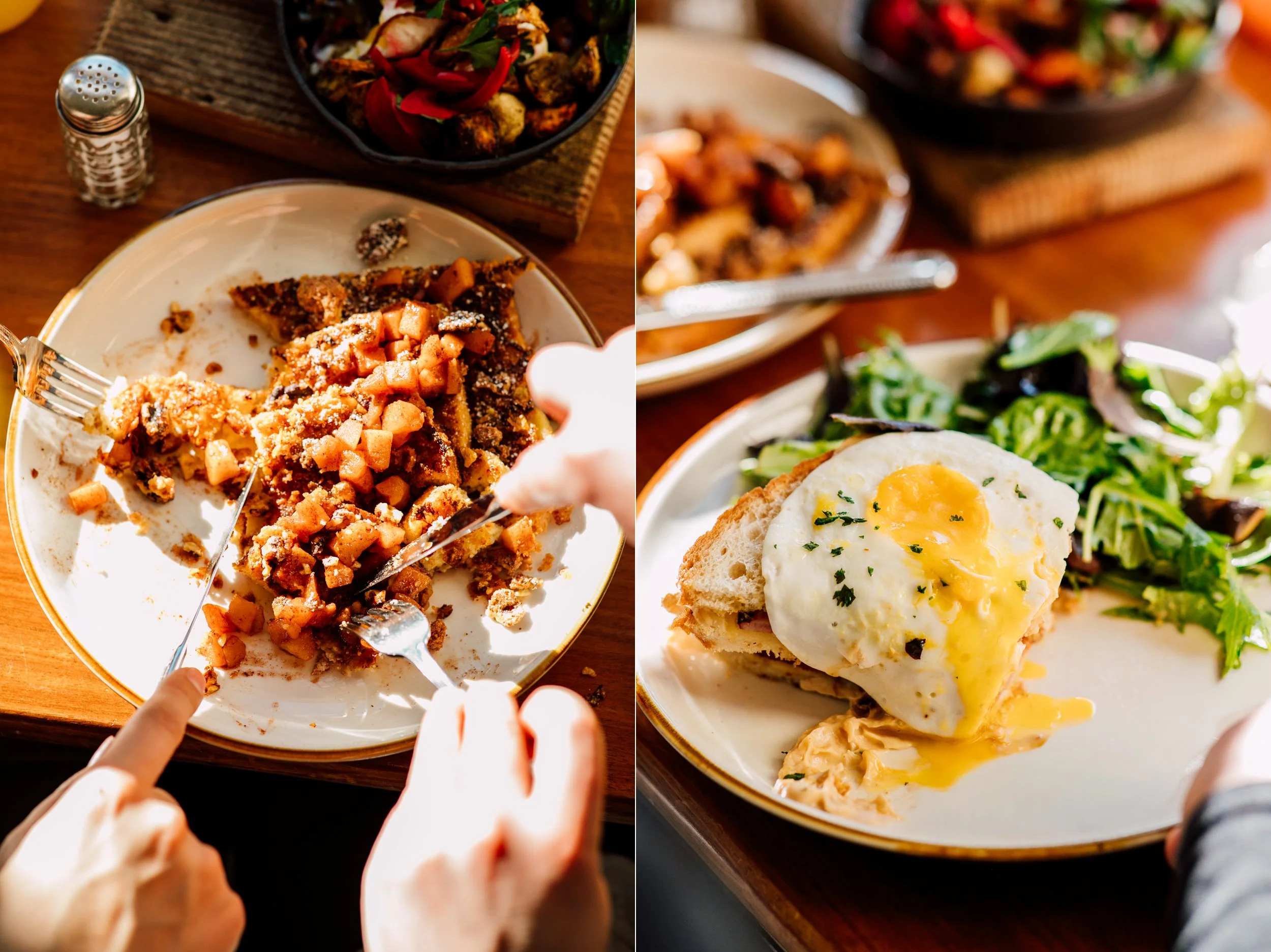 Bellingham Seattle Restaurant Photographer Happy Food Breakfast Brunch Images Sweet Bay Cafe