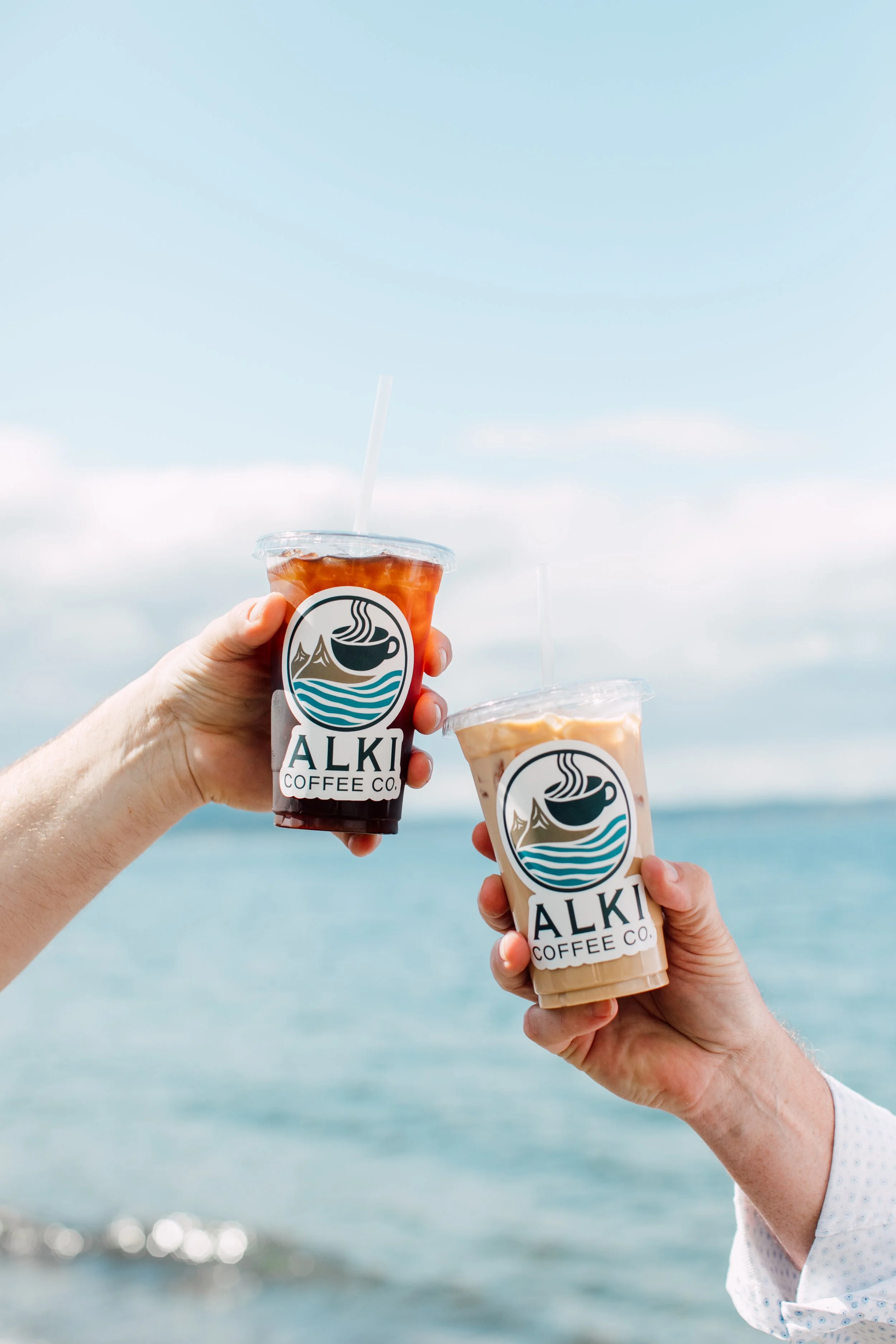 alki beach cafe coffee photos by the ocean seattle restaurant photographer