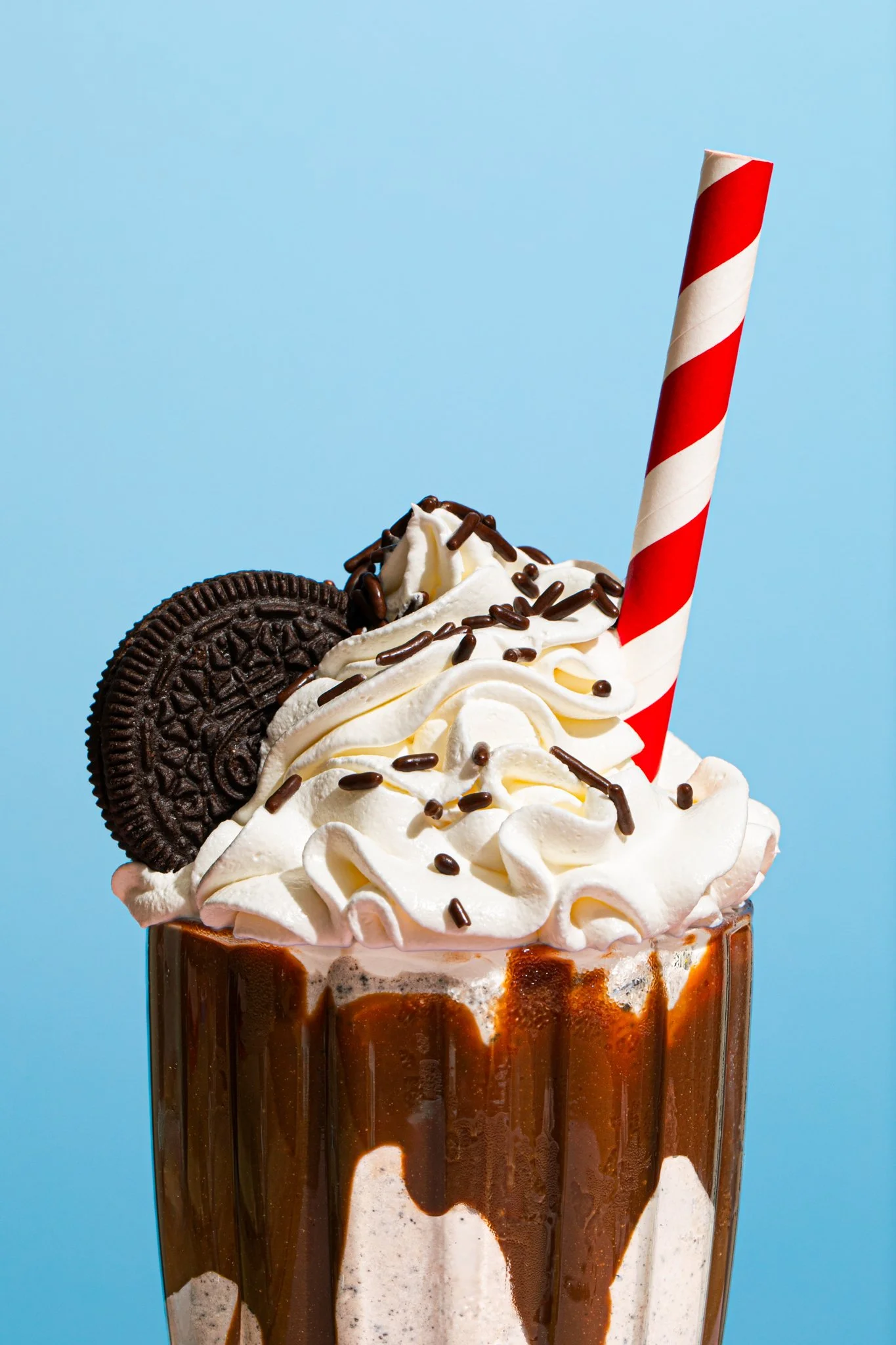 macro milkshake whipped cream toppping photographer seattle food beverage photography