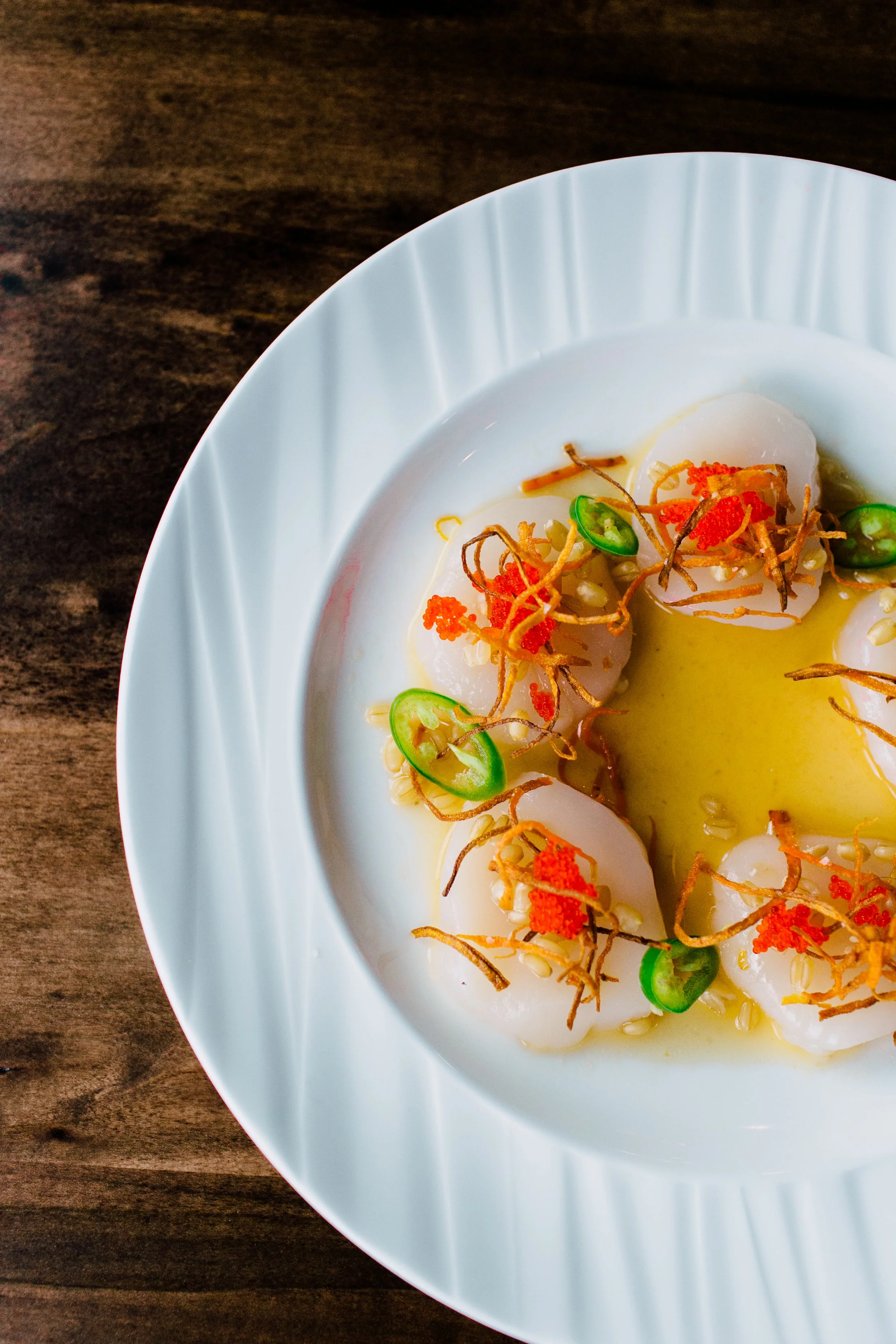 delicious scallops seattle restaurant seafood photographer