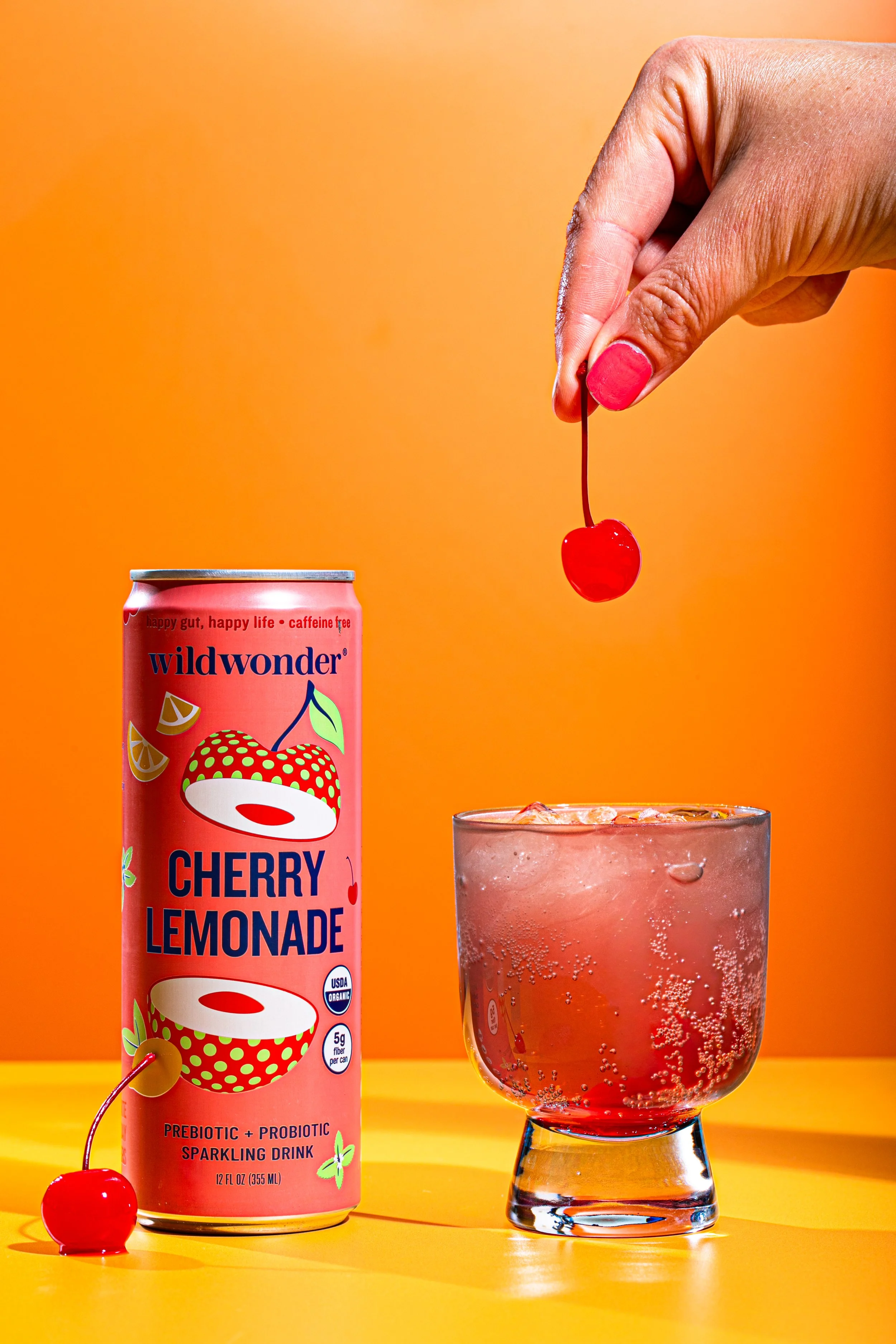 cherry lemonade packaged canned beverage product photography seattle drink photographer 