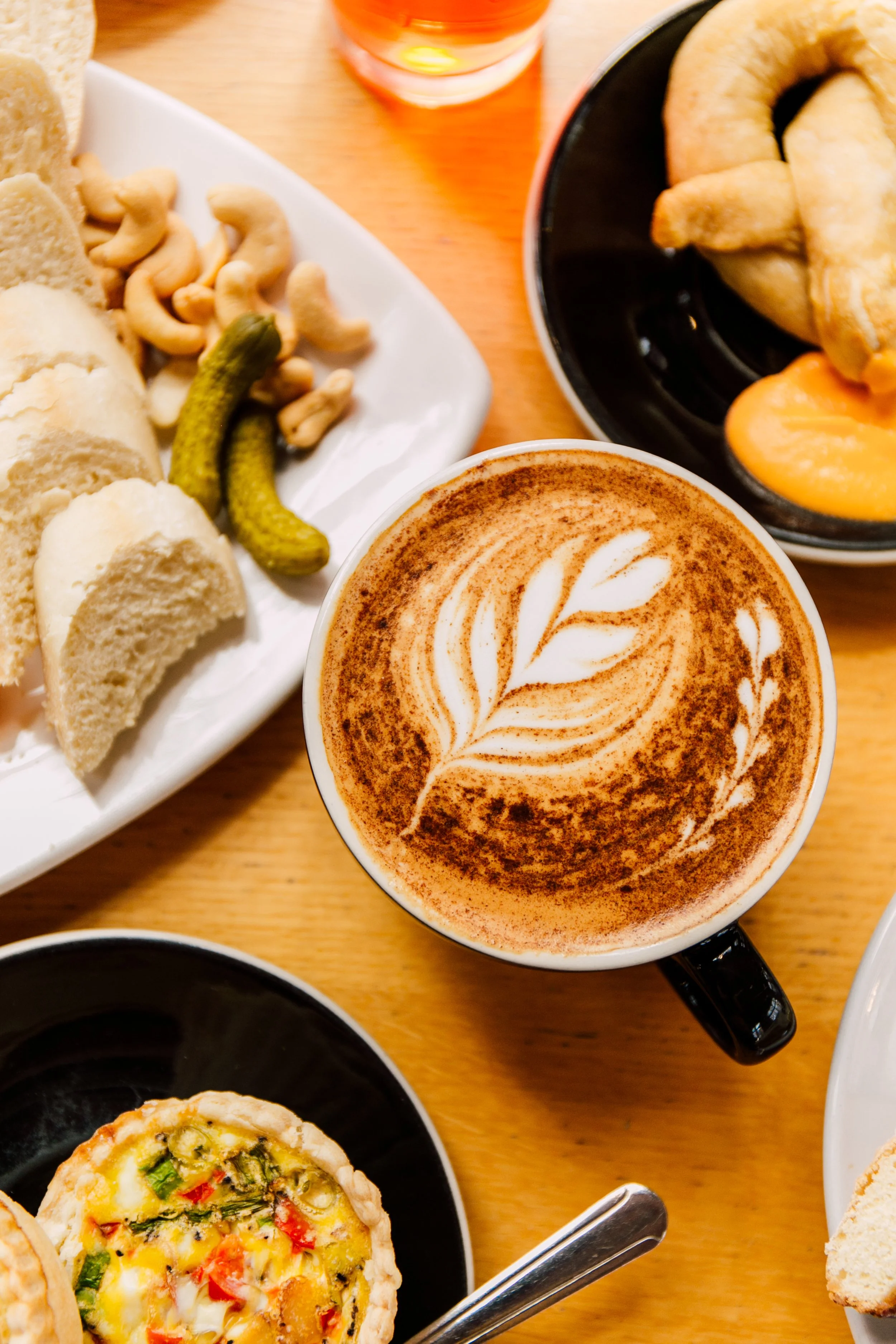 bright early morning light coffee shop photography seattle restaurant photographer