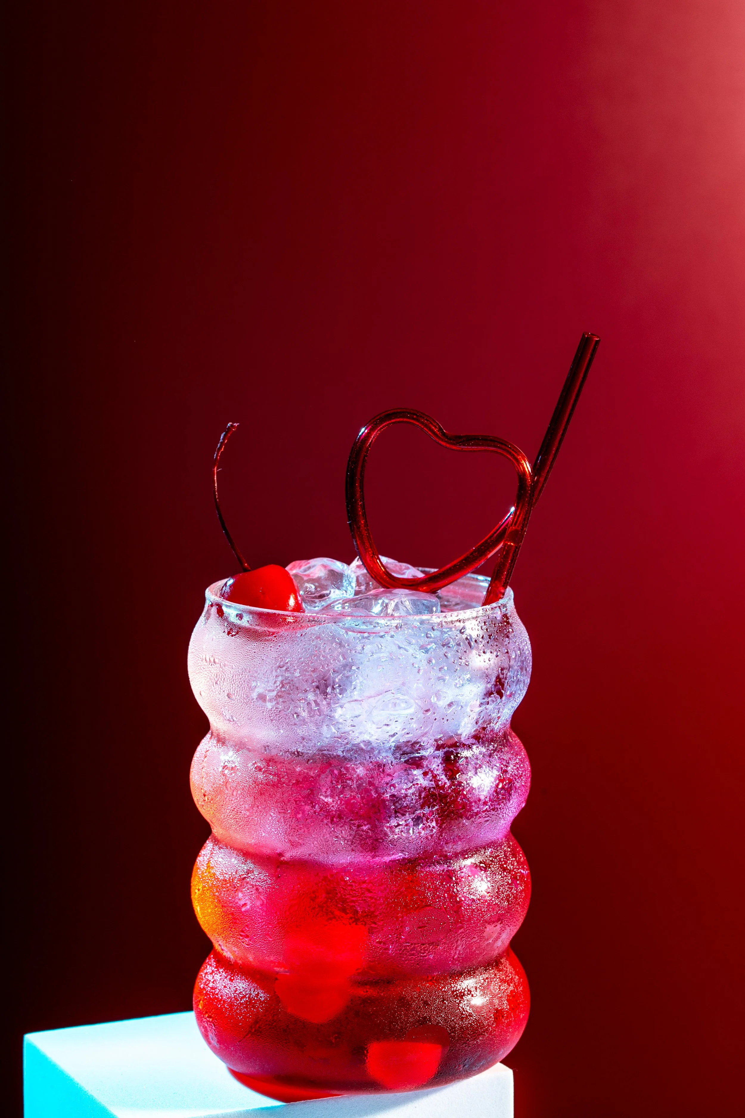 cherry beverage photographer modern cocktails in thoughtful lighting seattle food photographer