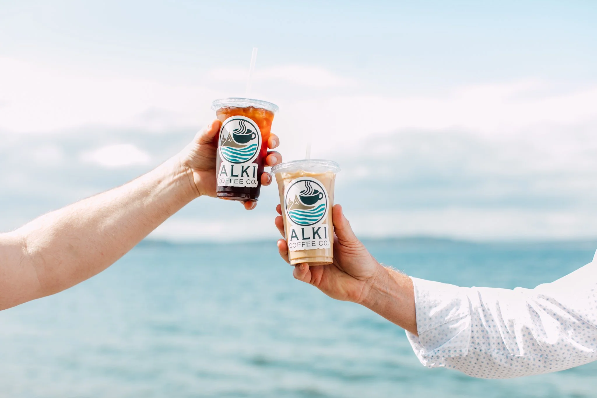 alki beach coffee shop cheers on the water