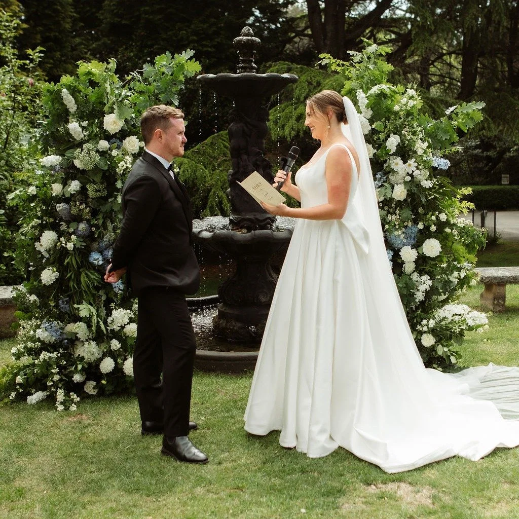 Happy 1st Wedding anniversary Ingrid & Rob I hope your first year of marriage has been amazing!❤️
This was one of my favourite 2024 weddings! Such beautiful people to work with & lots of gorgeous spring time blooms. 
.
.
.
#happyanniversary #