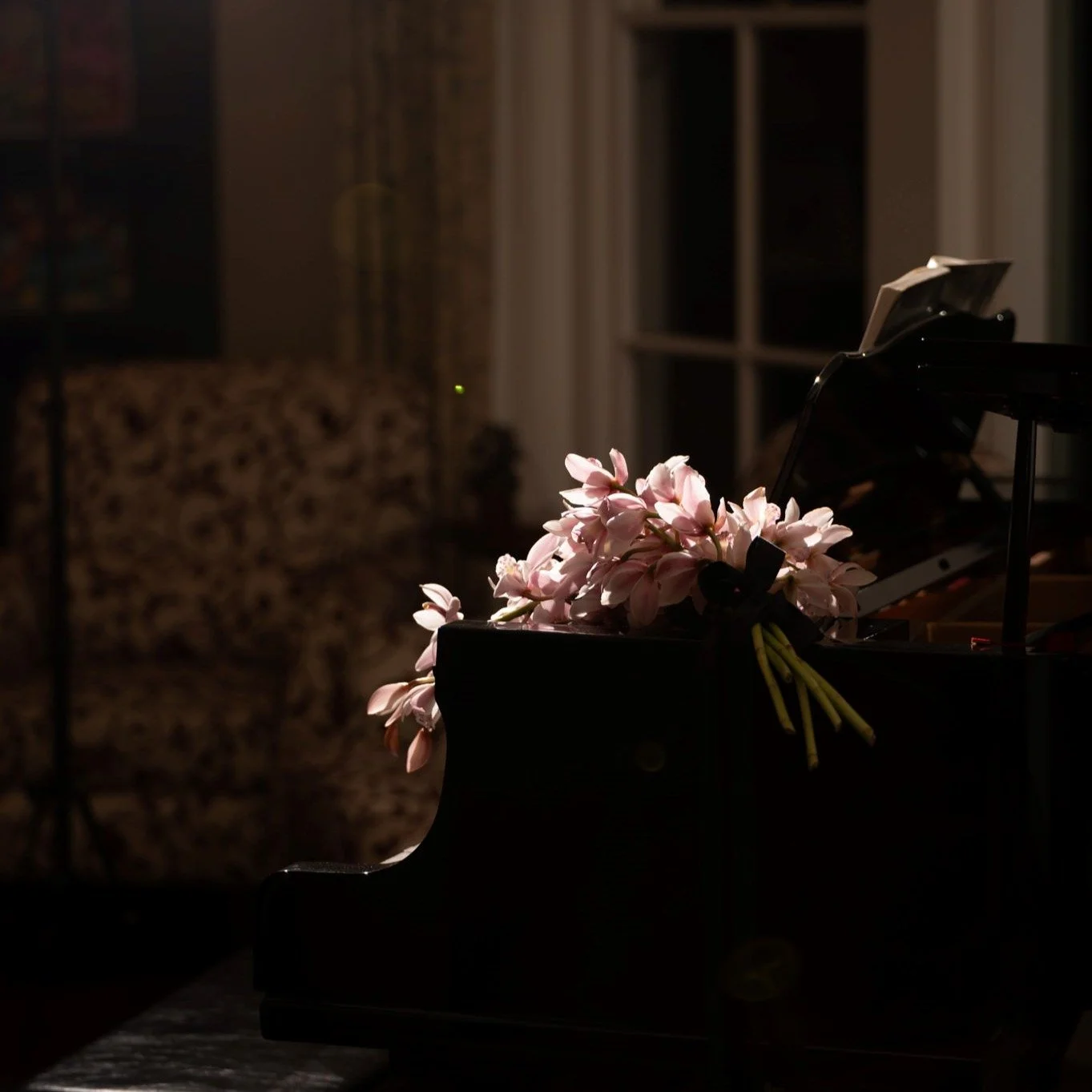 Cymbidium Orchid Bouquet taking Centre stage...
.
.
.
#danikabellflorist #bridalbouquet #grandpiano #kalinyaestate #enmasseflowers #weddingbouquet #bride #weddingday #weddingphotography #sydneywedding #wollondillyflorist 

Venue @kalinyaestate 
Photo