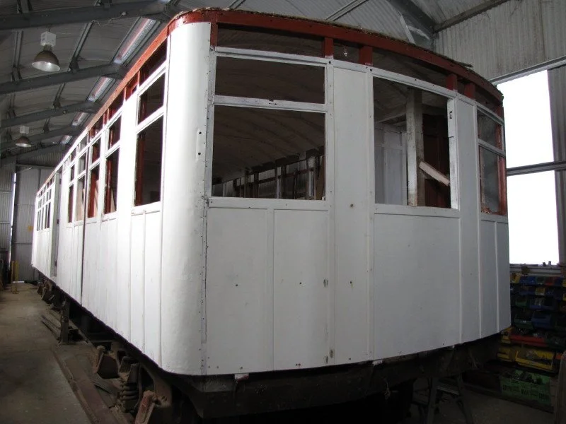 Second class end of 53RM with completed panelling.jpg