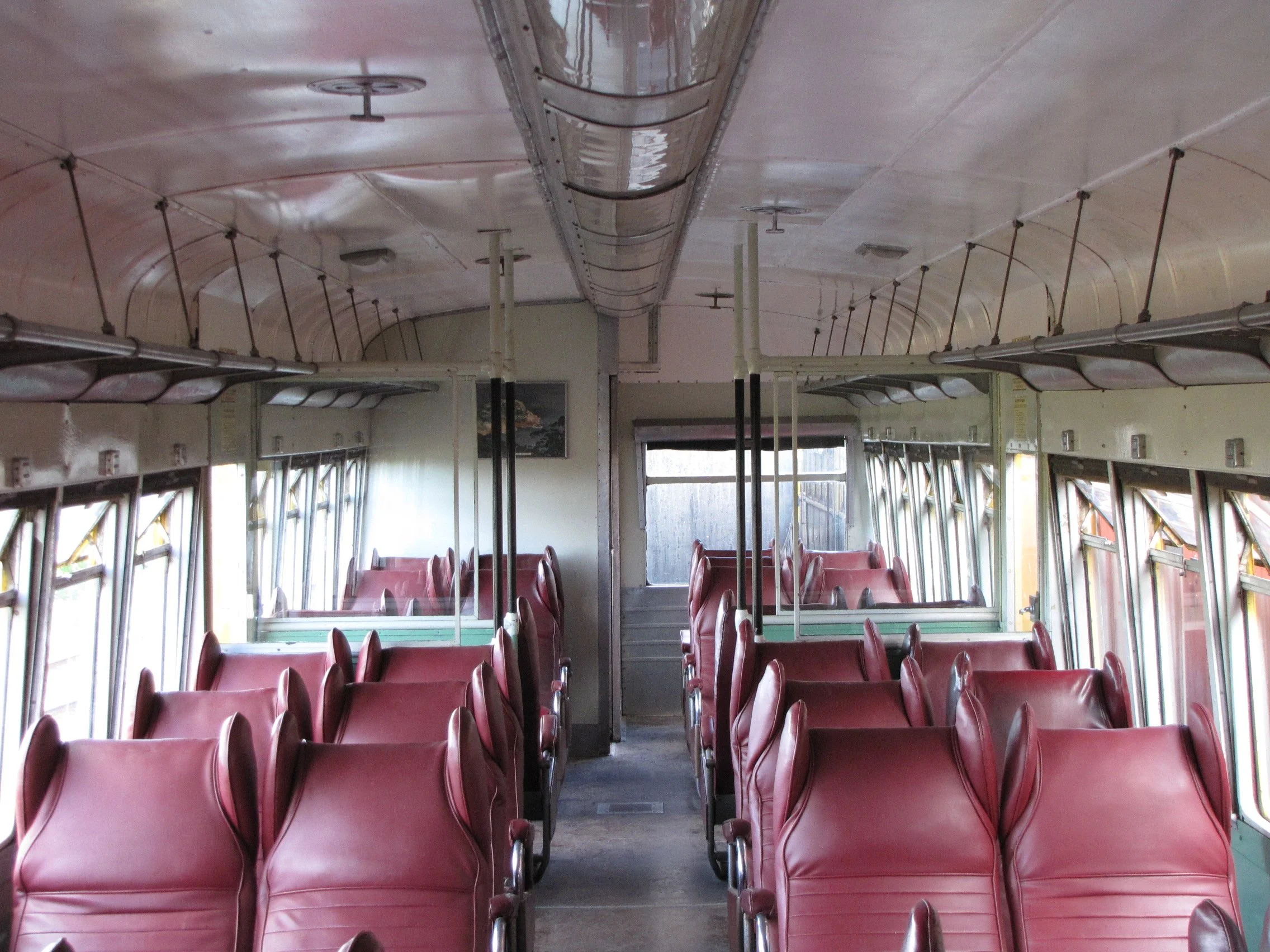 Ceiling repairs in 91s First Class car completed.JPG