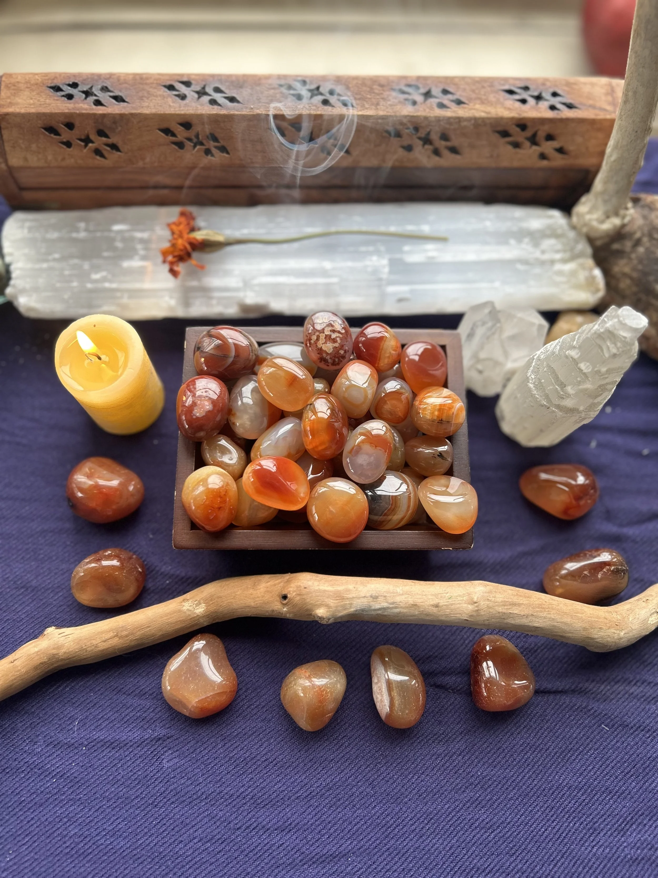 Carnelian Tumbled Stone