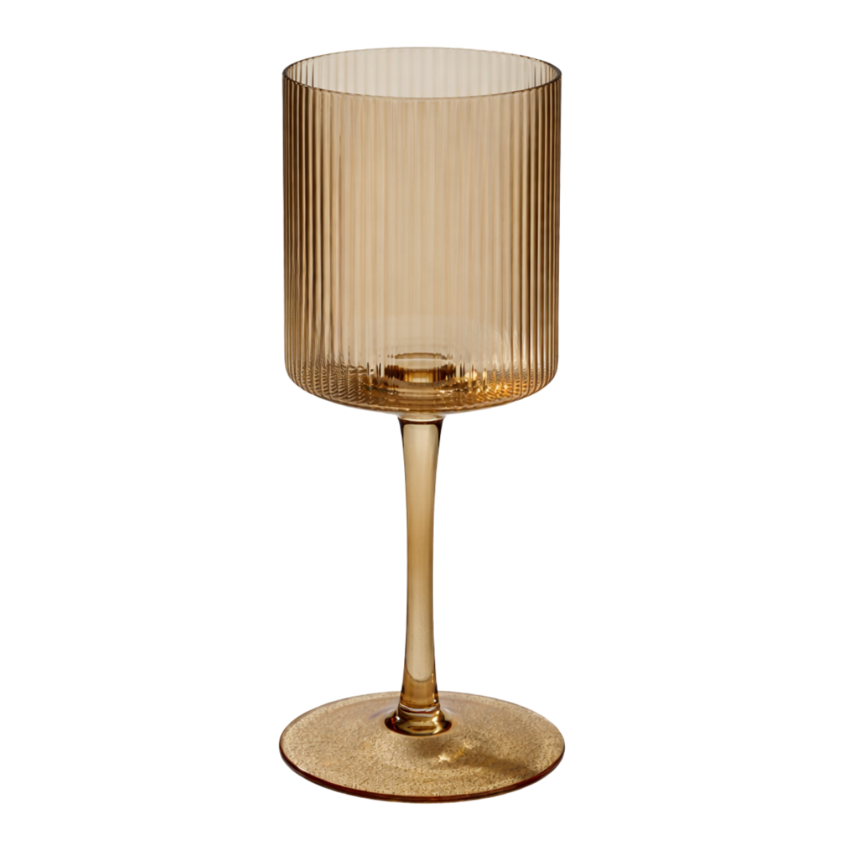 Amber Wine Glass