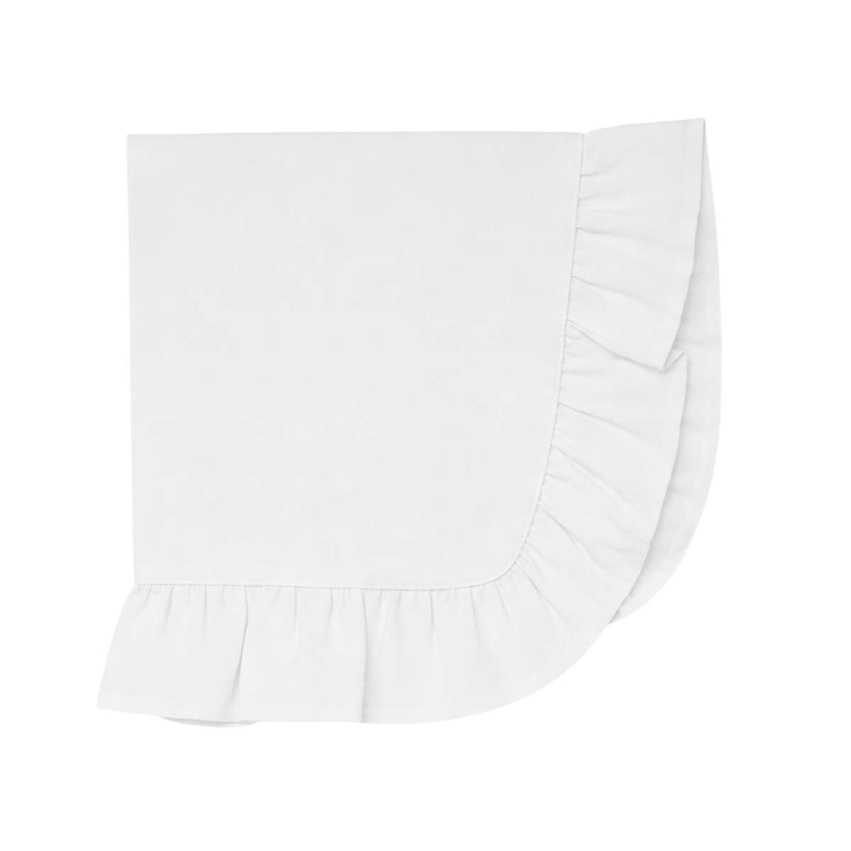 Wite Ruffle Napkin