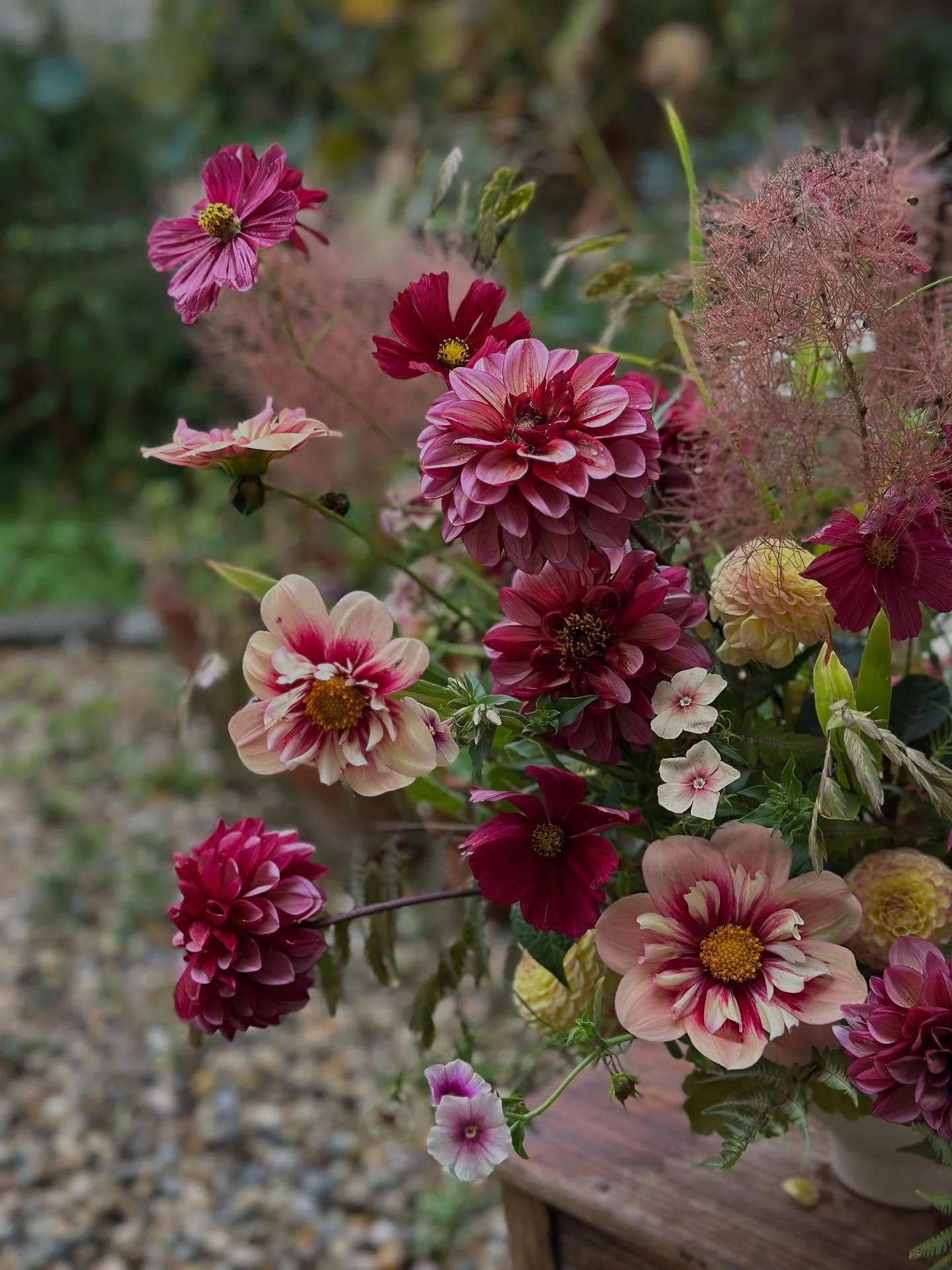 An autumn gathering of dahlias, cosmos & smokebush 🍂 Falling more in love with dahlias each year 🤎
From my time at @fleuropean artist retreat 💫
#flowerarrangements #floraldesign #dahlia #gardenflowers #fleuropeanworkshop #fleuropean