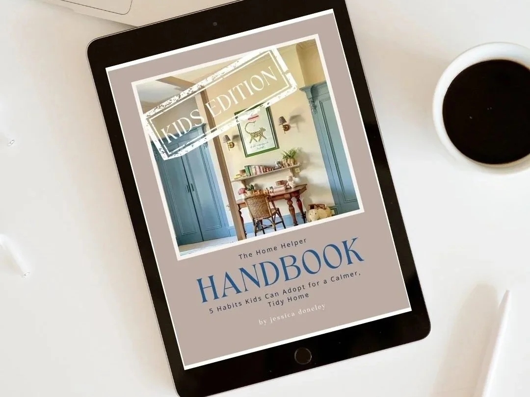 helpful book with habits for kids to help around the home