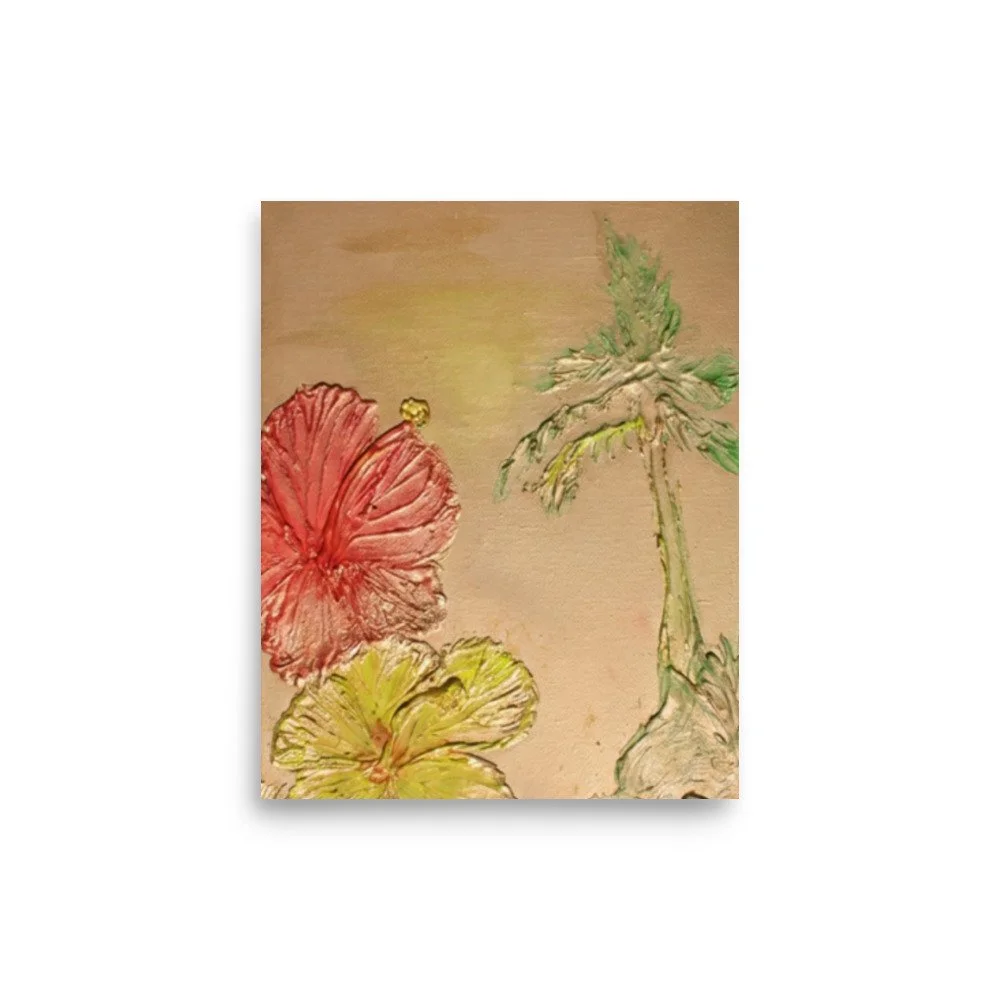 Palm Tree Bloom Print