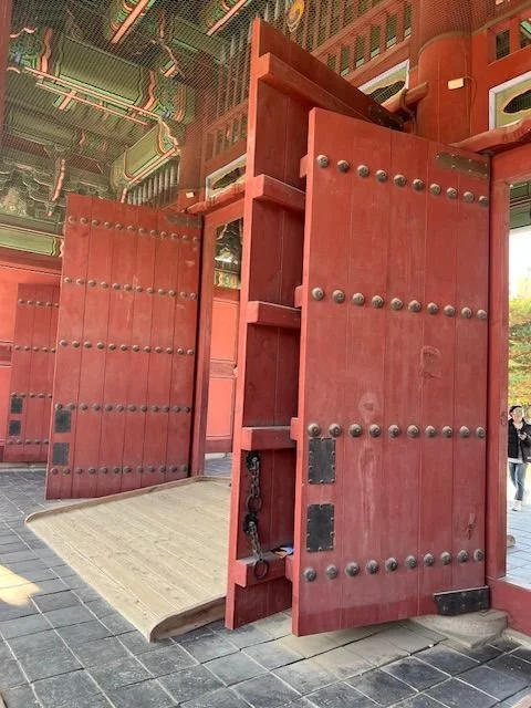 Korean Palace doors