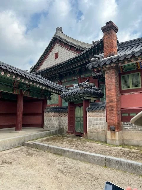 a building at the Korean palace
