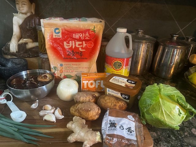 food ingredients on the counter